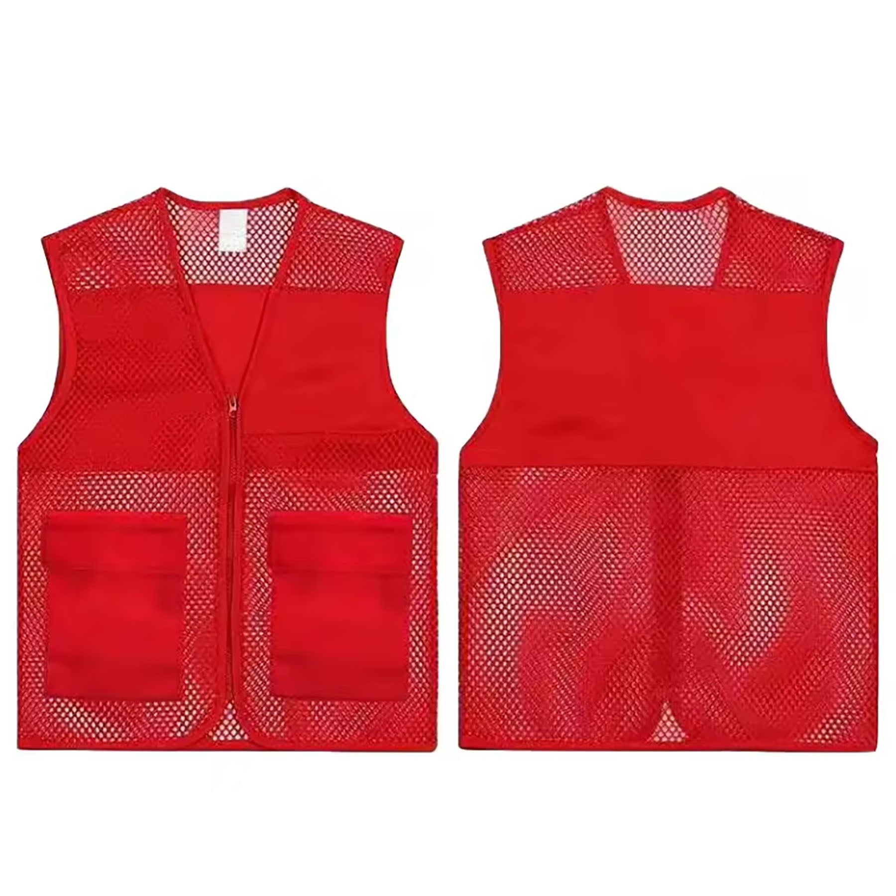Multi-Color Volunteer Advertising Mesh Vest