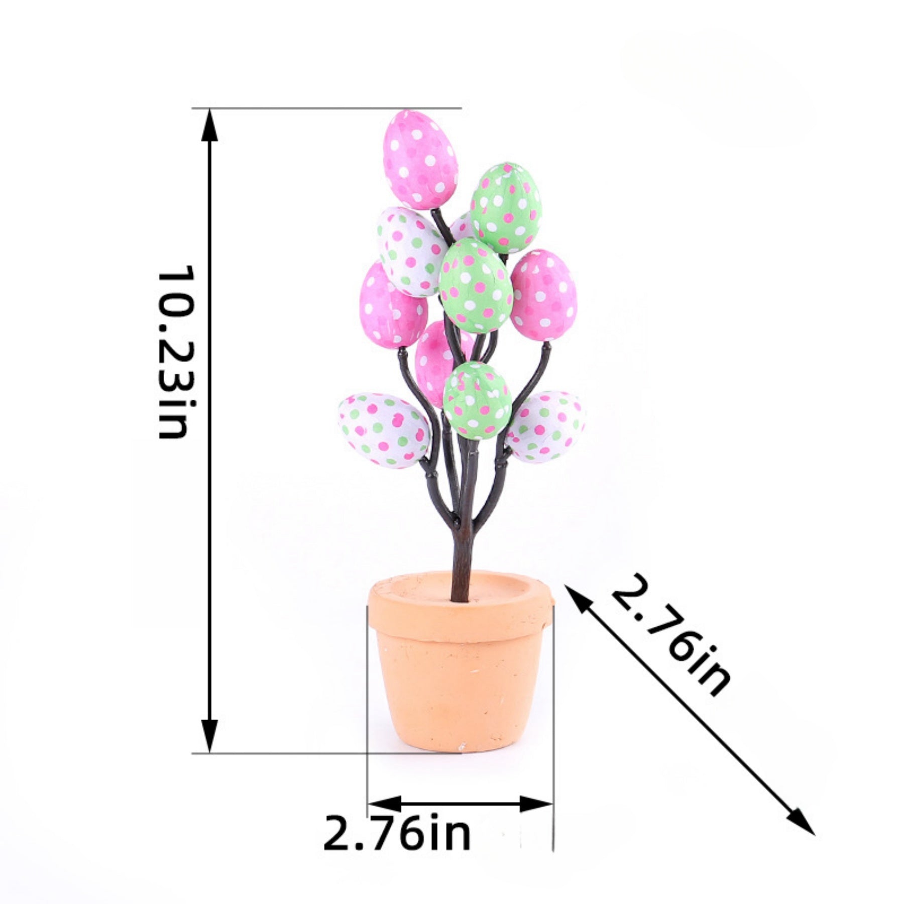 Simulated Easter Egg Potted Plant