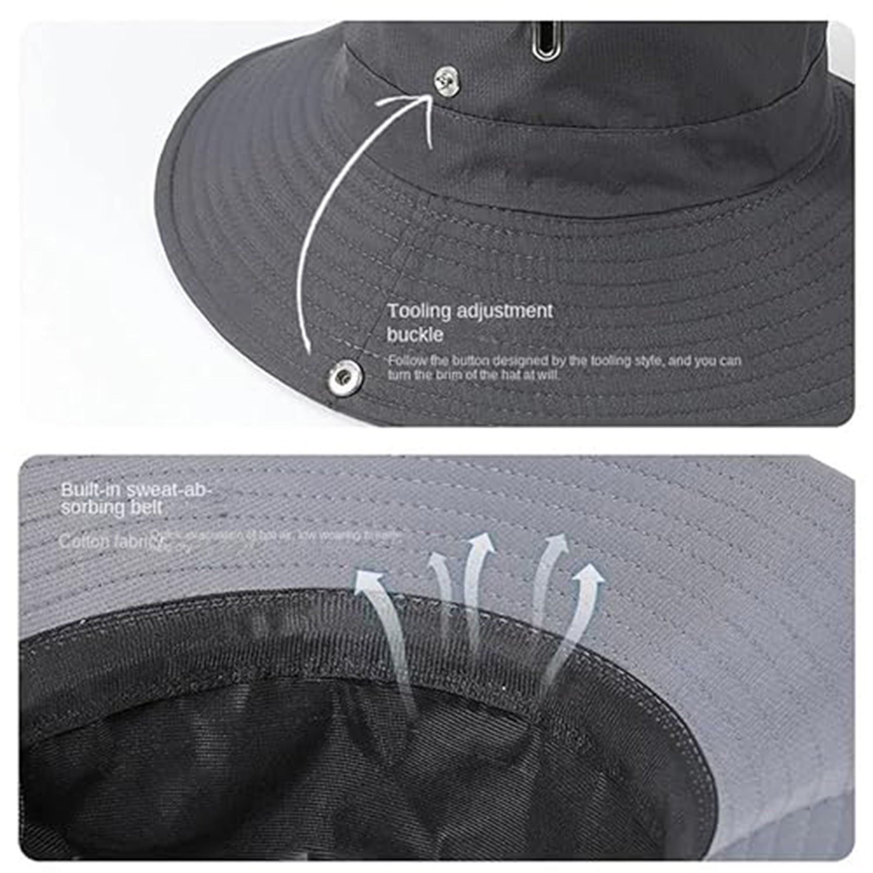 Wide Brim Bucket Hats