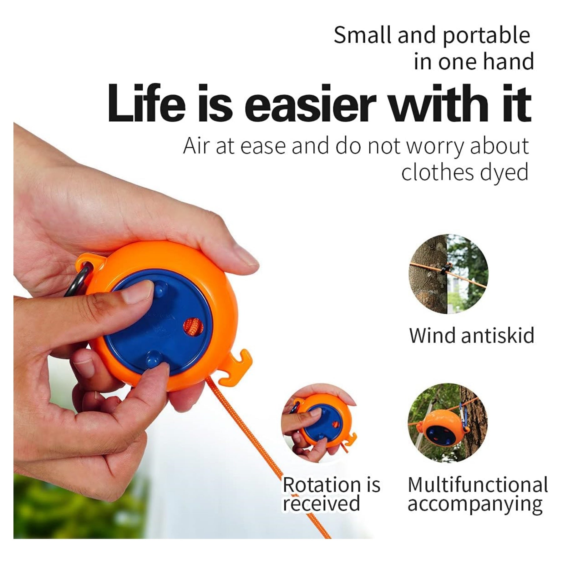 Portable Travel Clothesline Cord
