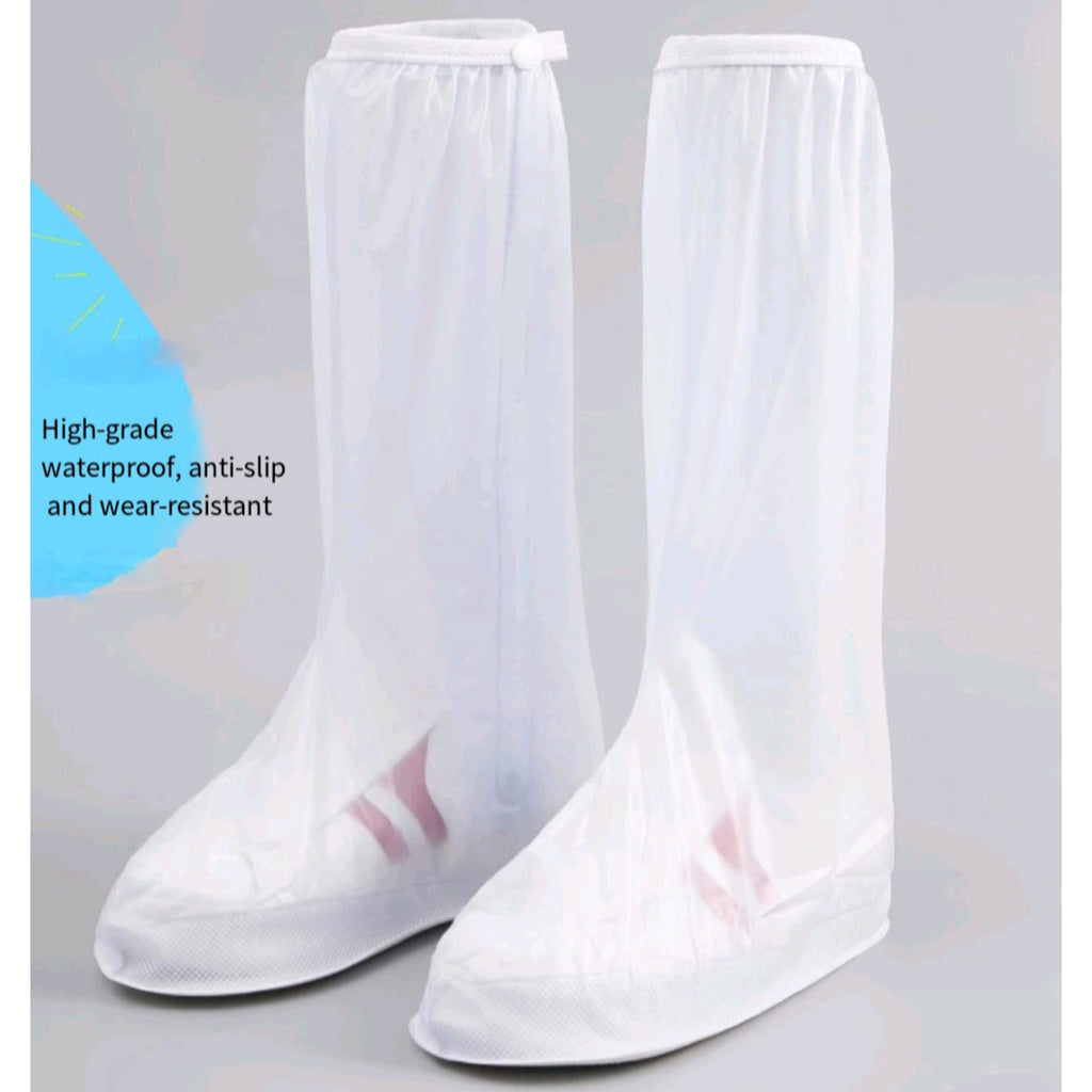 Waterproof PVC Tall Boot Covers Slip Resistant Rain