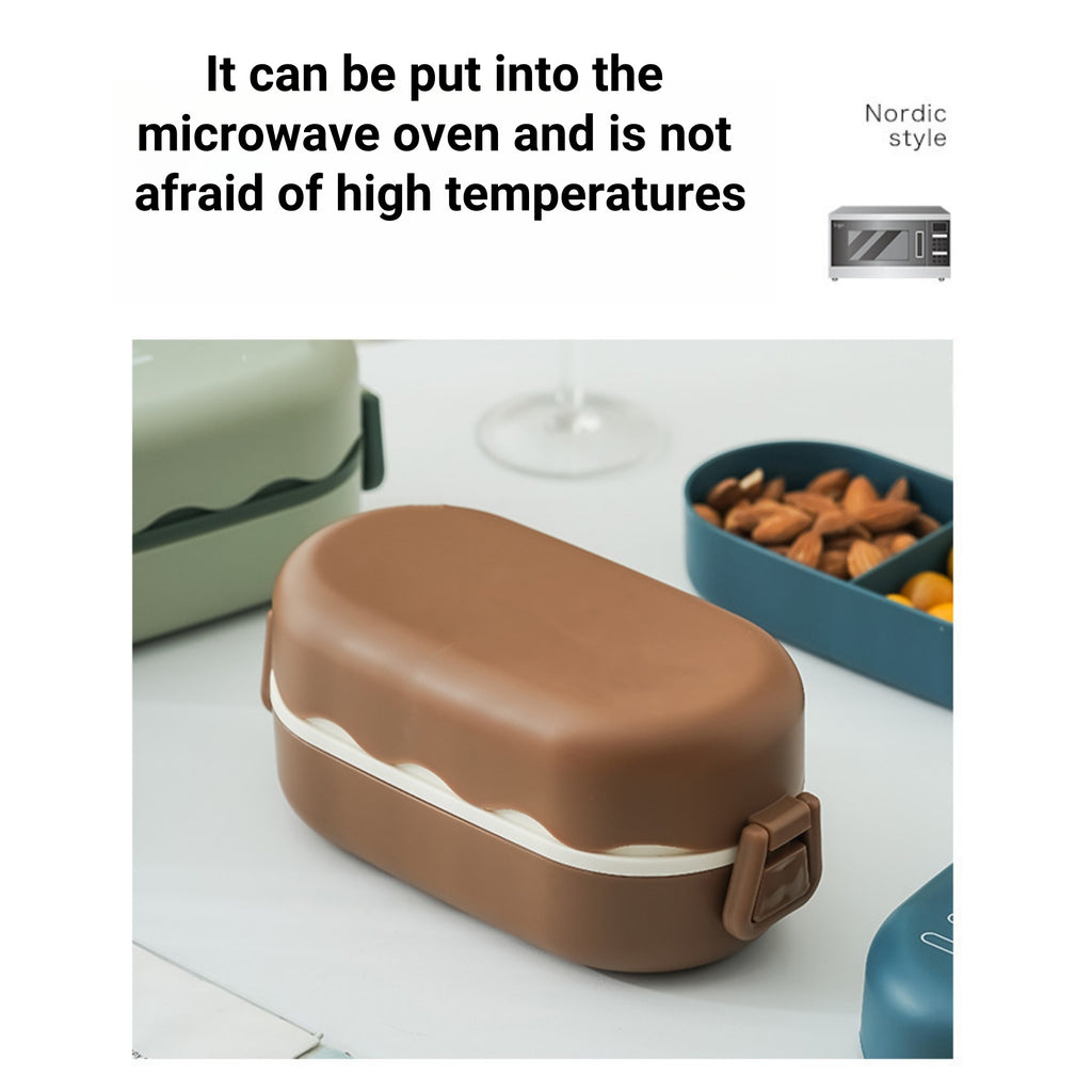 Food - grade Double - layer Leak - proof Lunch Box
