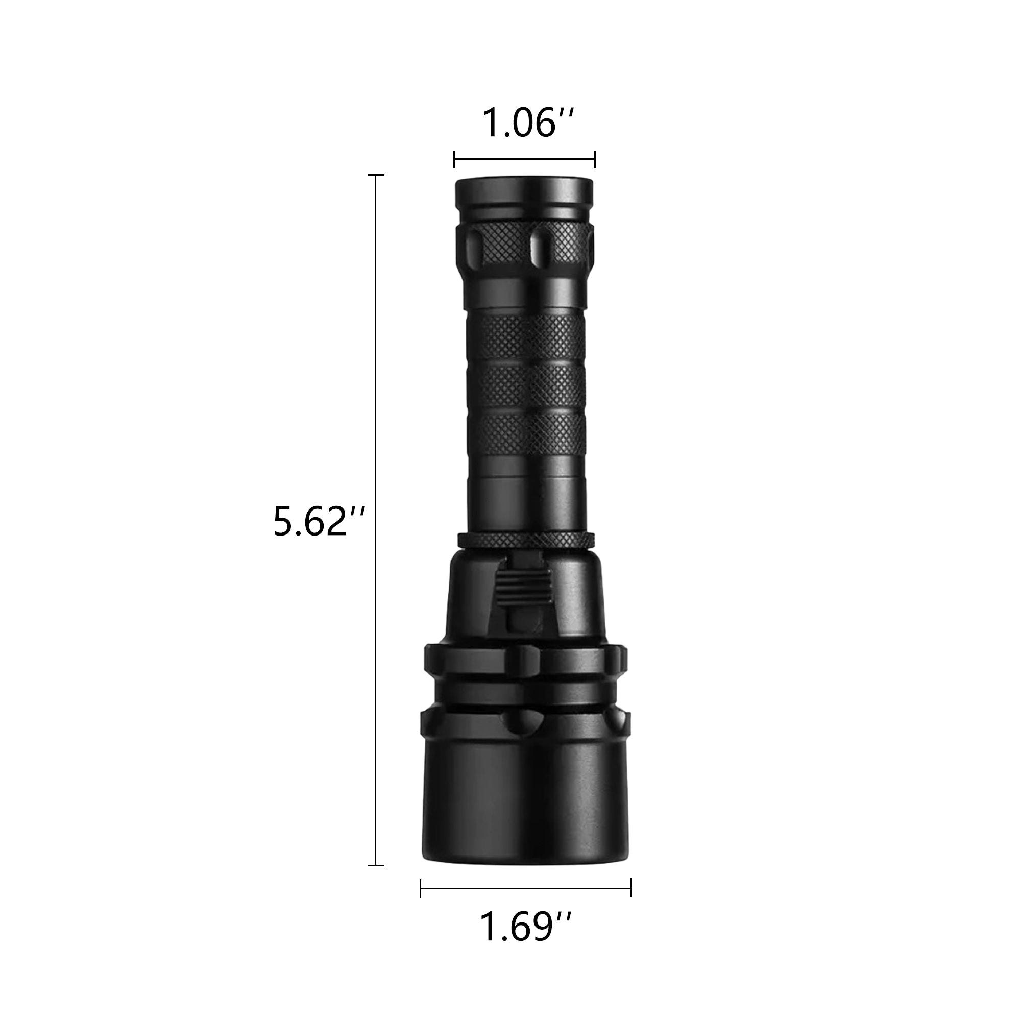 Scuba Diving Flashlight Torch 2000 Lumen IPX8 Waterproof