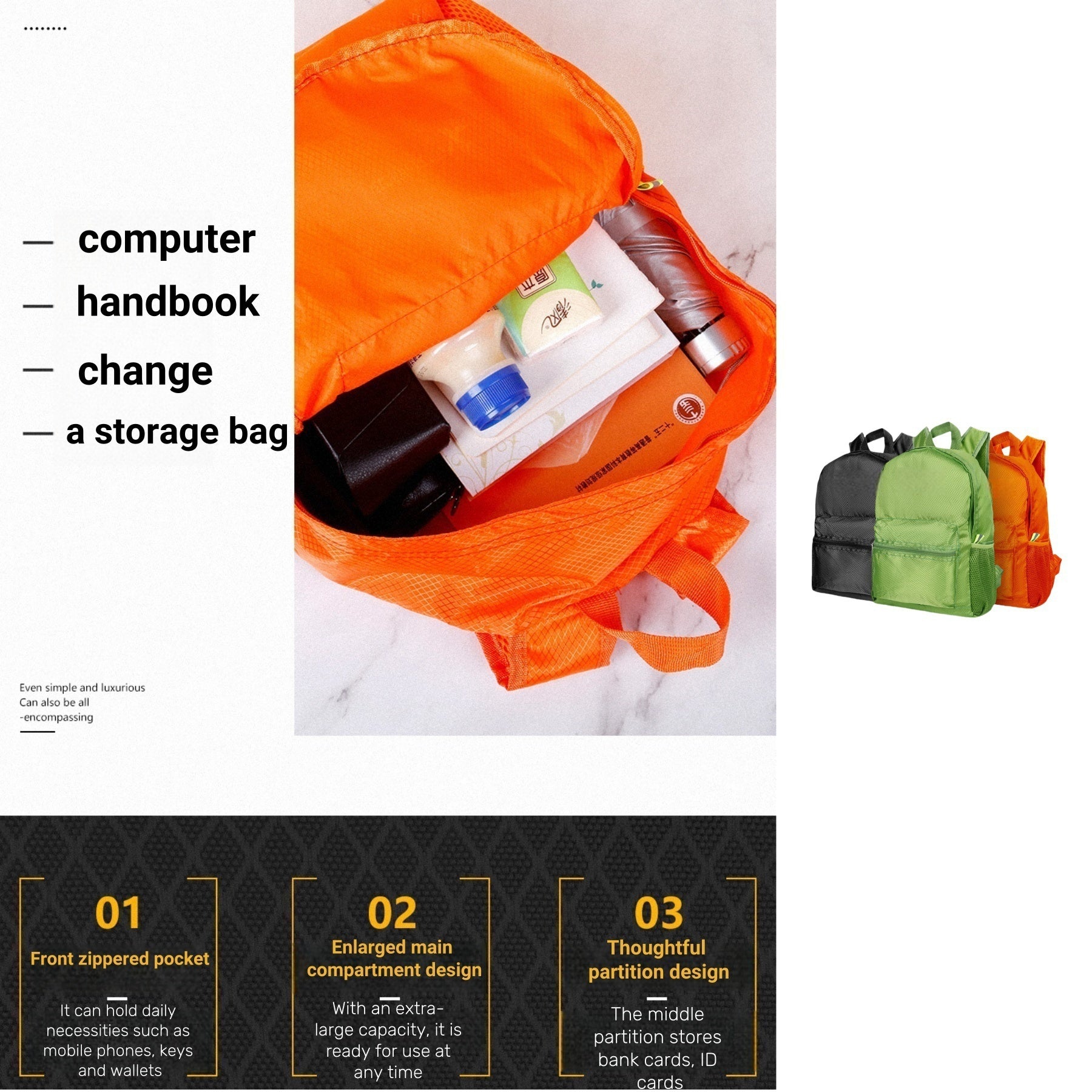 Foldable Travel Backpack