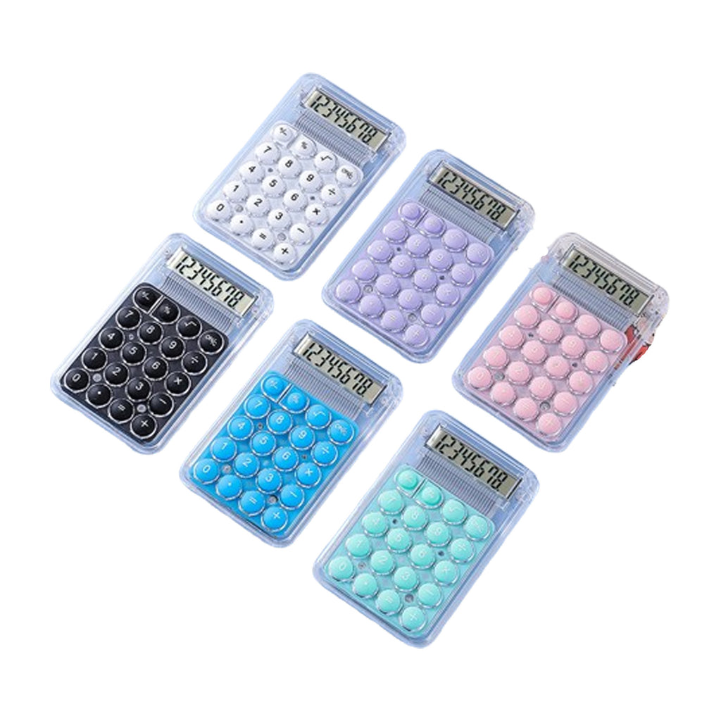 Mini Clear Plastic Calculator
