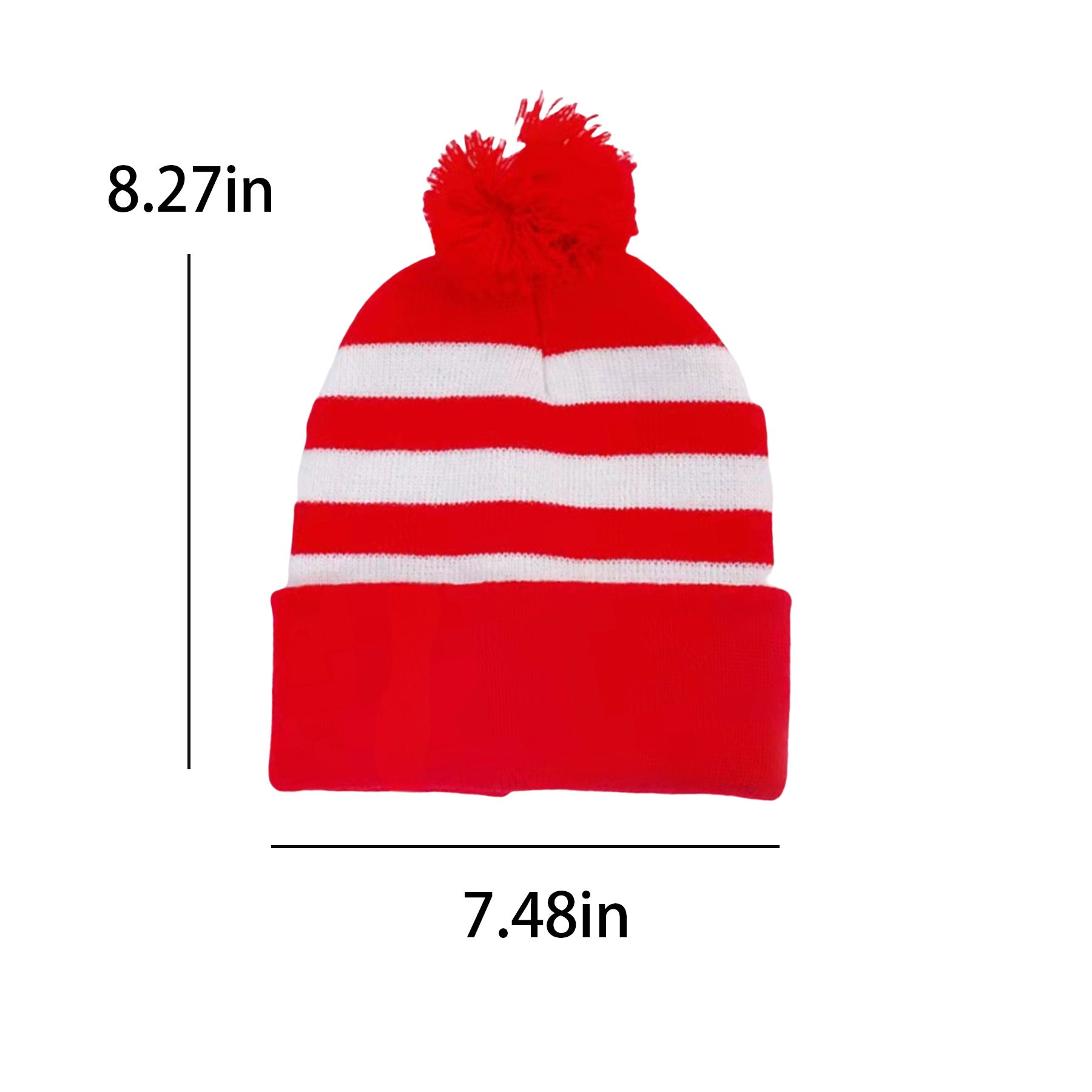 Fluorescent Acrylic Knit Beanie