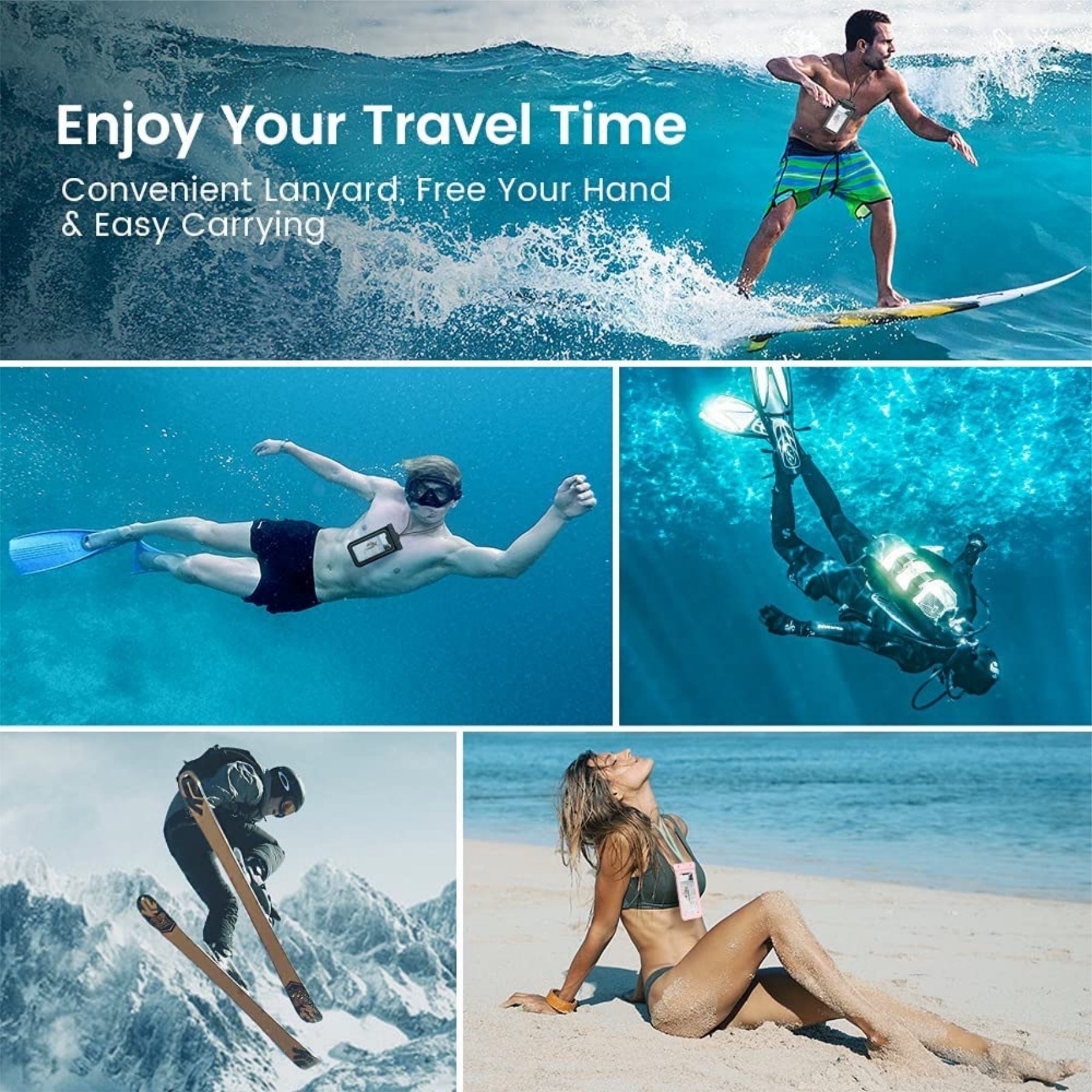 Sponge - floating Mobile Phone Waterproof Pouch