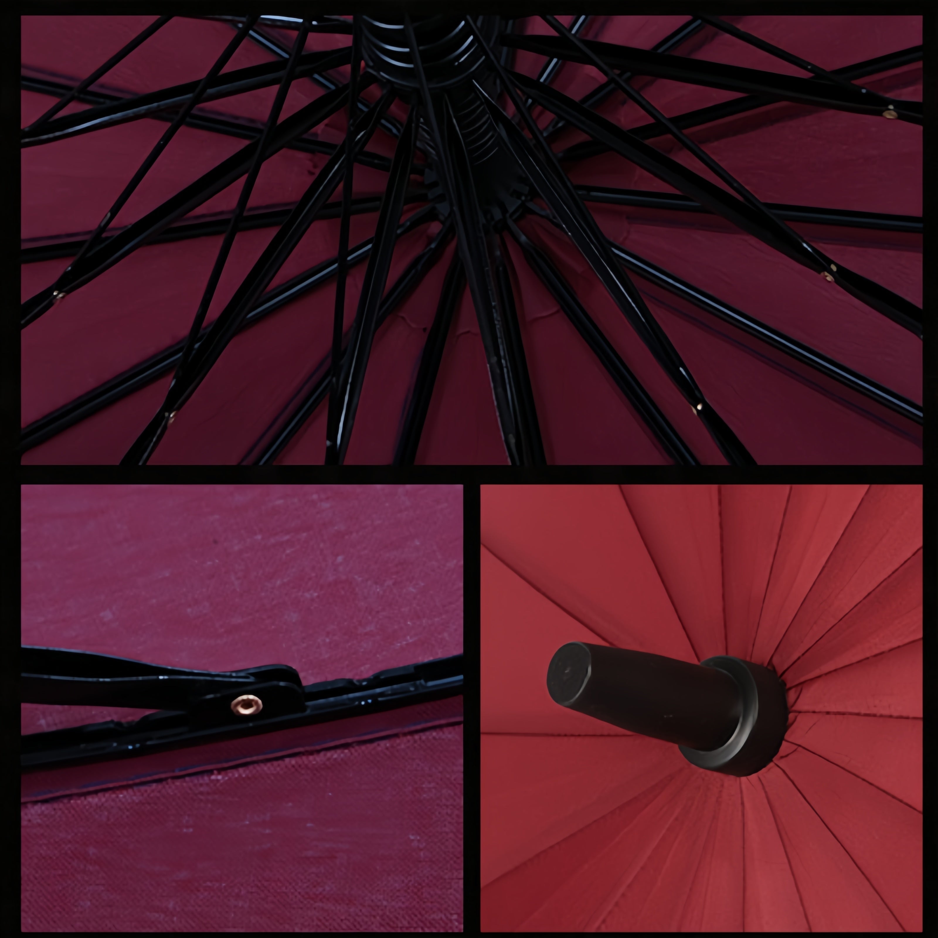 Long Handle Straight Anti-Uv Rain Umbrella
