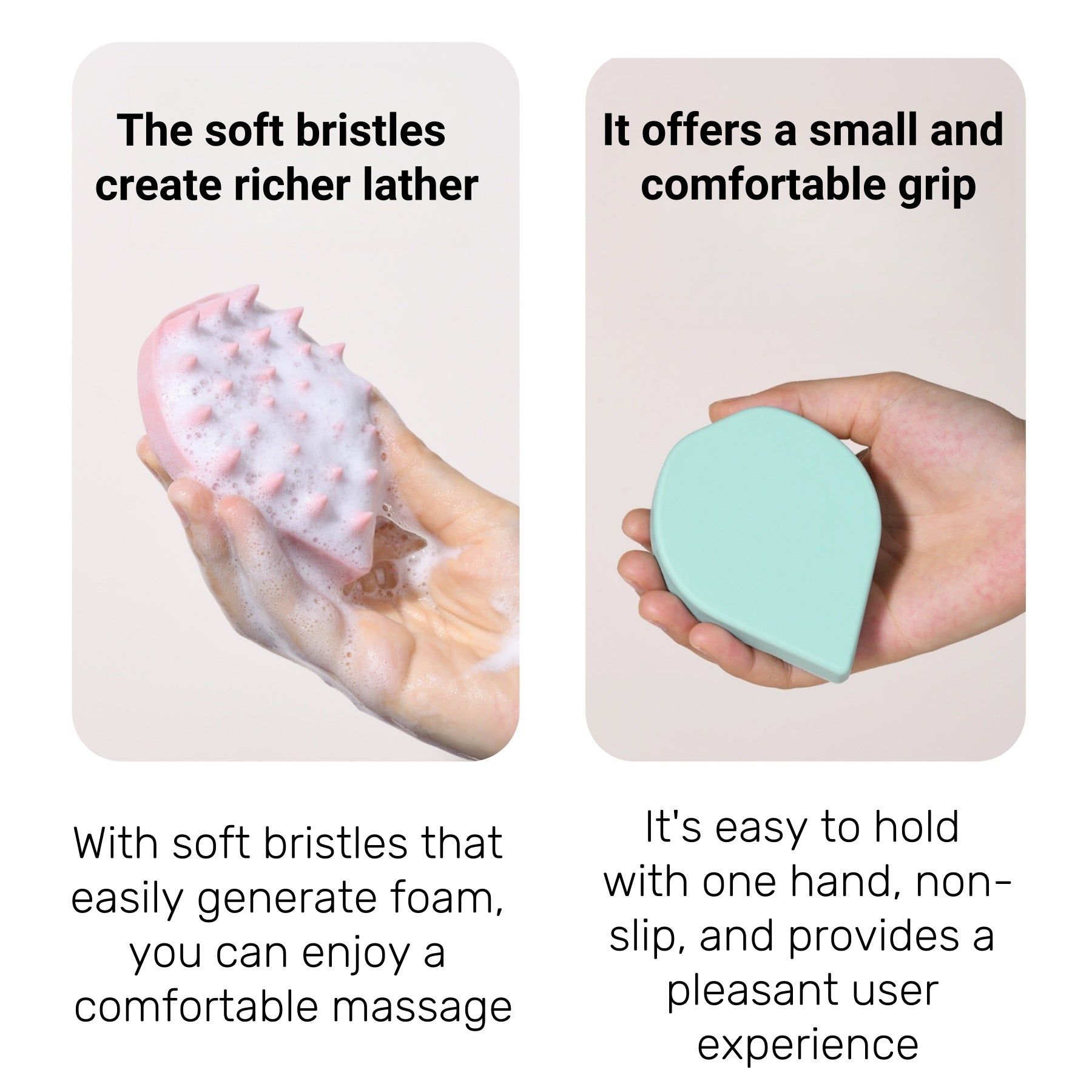 Massaging Silicone Scalp Shampoo Brush