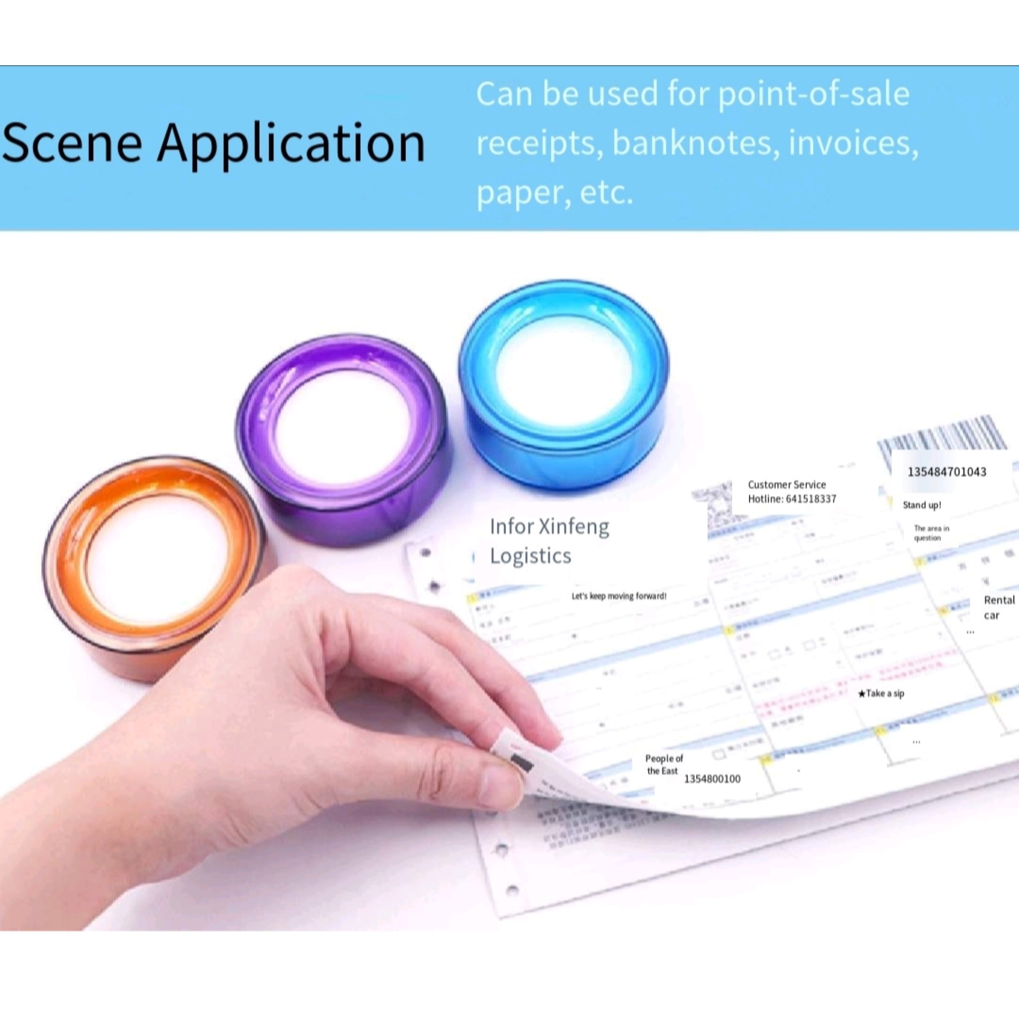 Finger Moistener Sponge Accounting Office Hygienic Dispenser