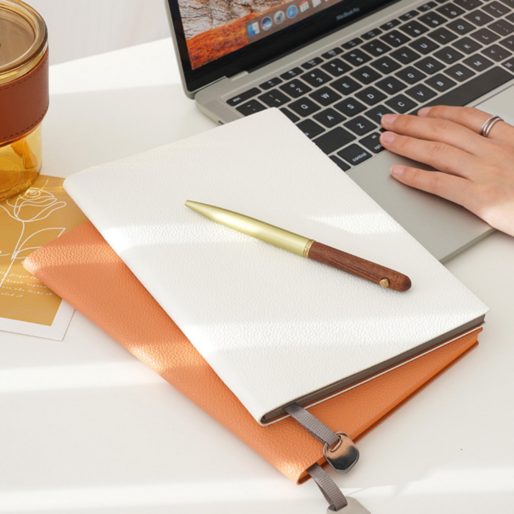 A5 Litchi Grain Soft Leather Notebook