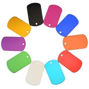 Laser Engraved Full Color Epoxy Dome Dog Tag