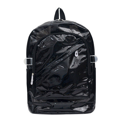 PVC Transparent Plastic Large Capacity Daily Backpack