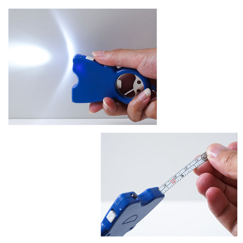 3 In 1 Smile Keychain Opener Flashlight