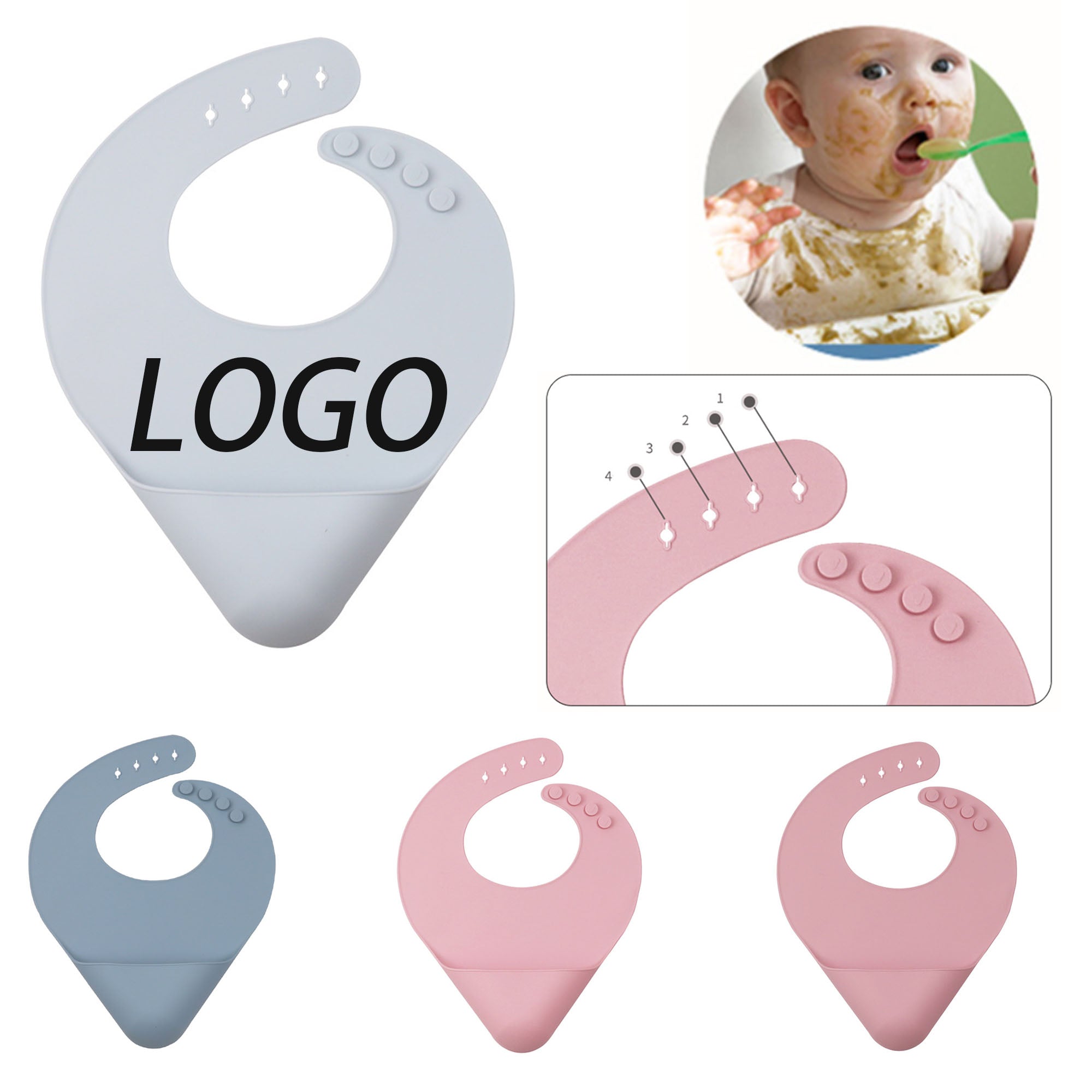 Silicone Baby Bibs