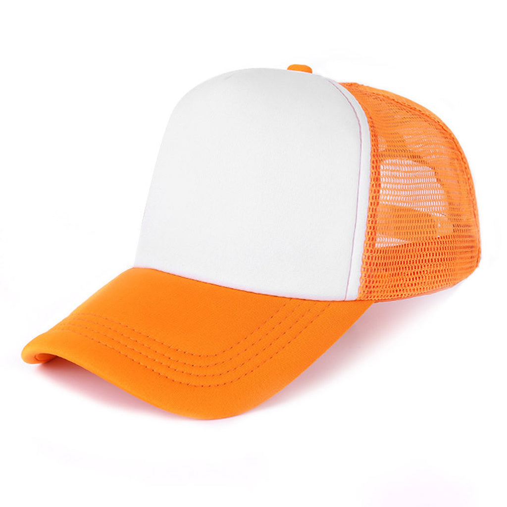 Trucker Mesh Caps w/ Sponge Visor & Plastic Snapback