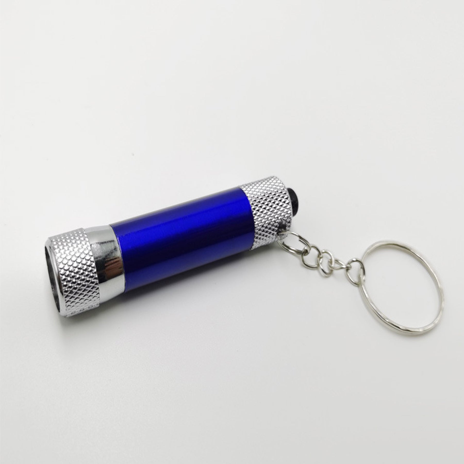 Bright Aluminum Alloy Flashlight With Keychain