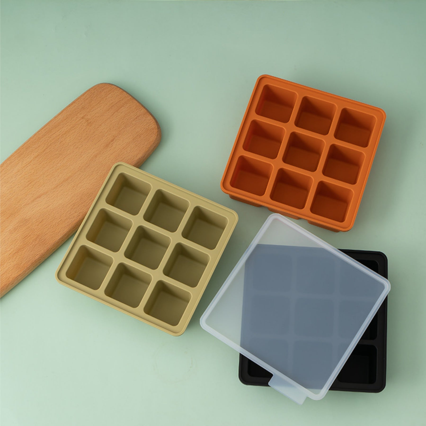 Silicone Square Ice Cube Mold