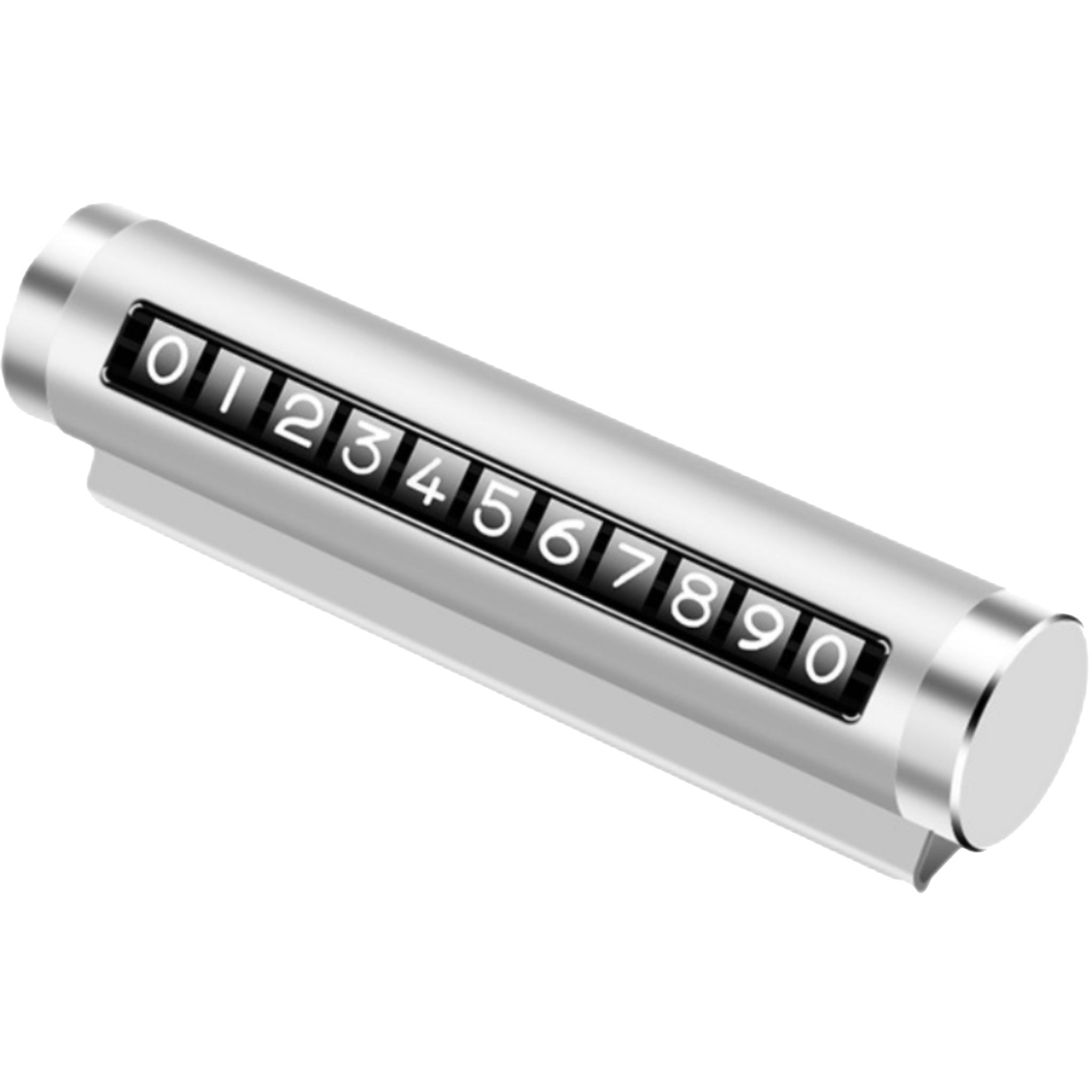 Temporary Parking Roller - type Number Plate