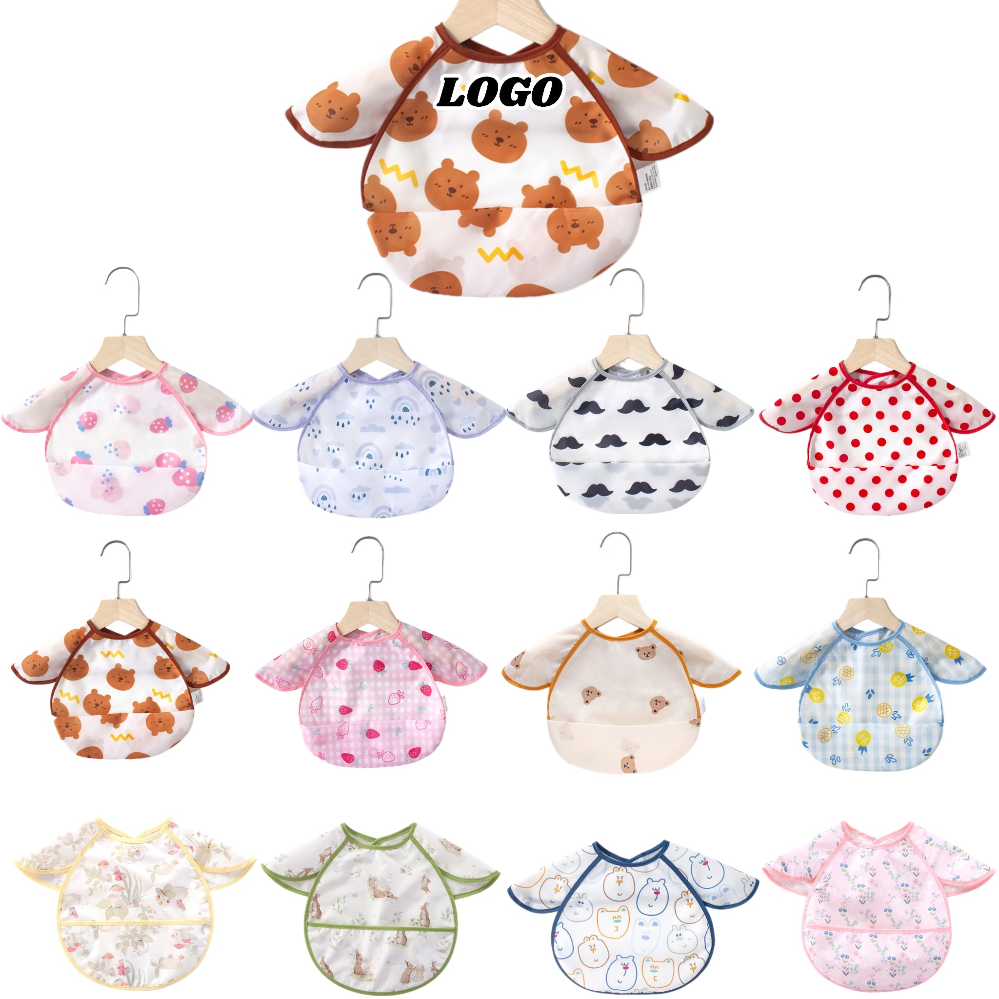 Waterproof Quick-Drying Infant Bib For Trapping