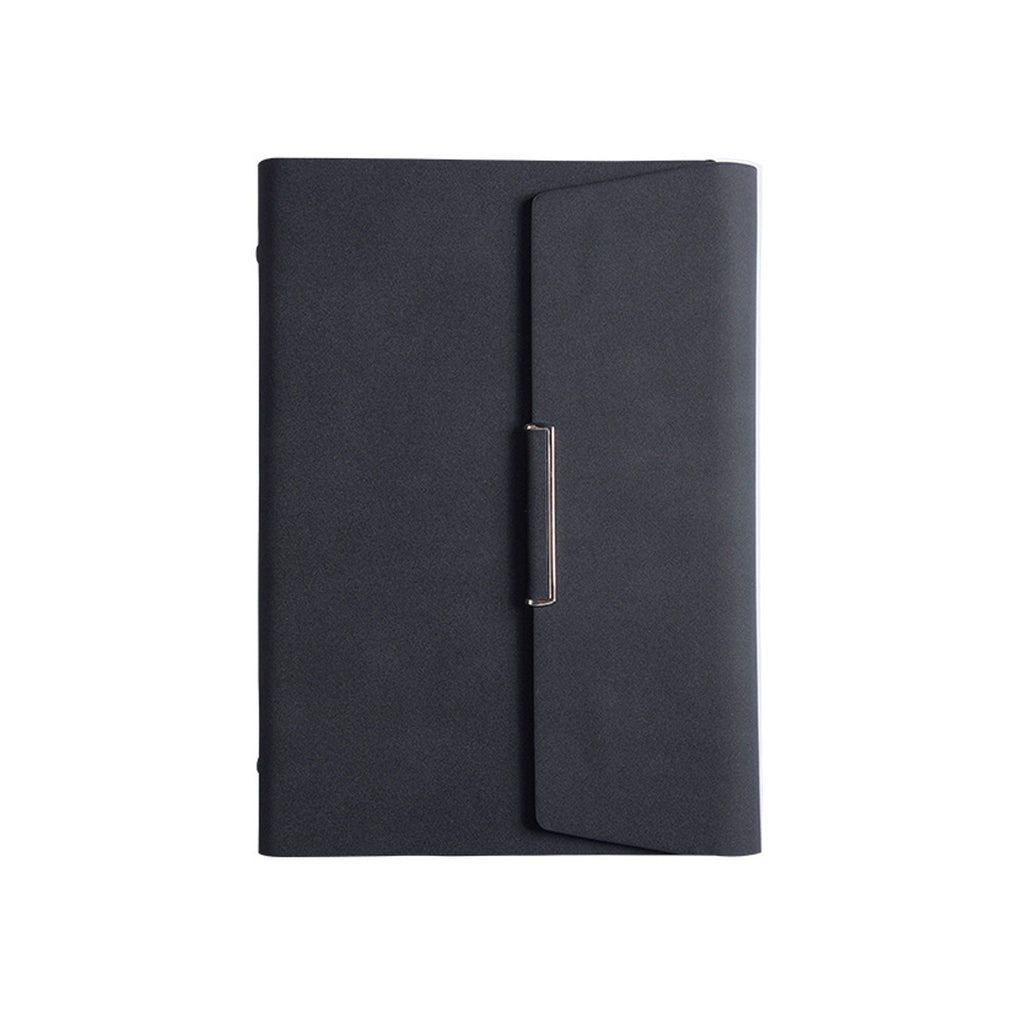 Thickened Magnetic Buckle Soft Leather Business Notebook