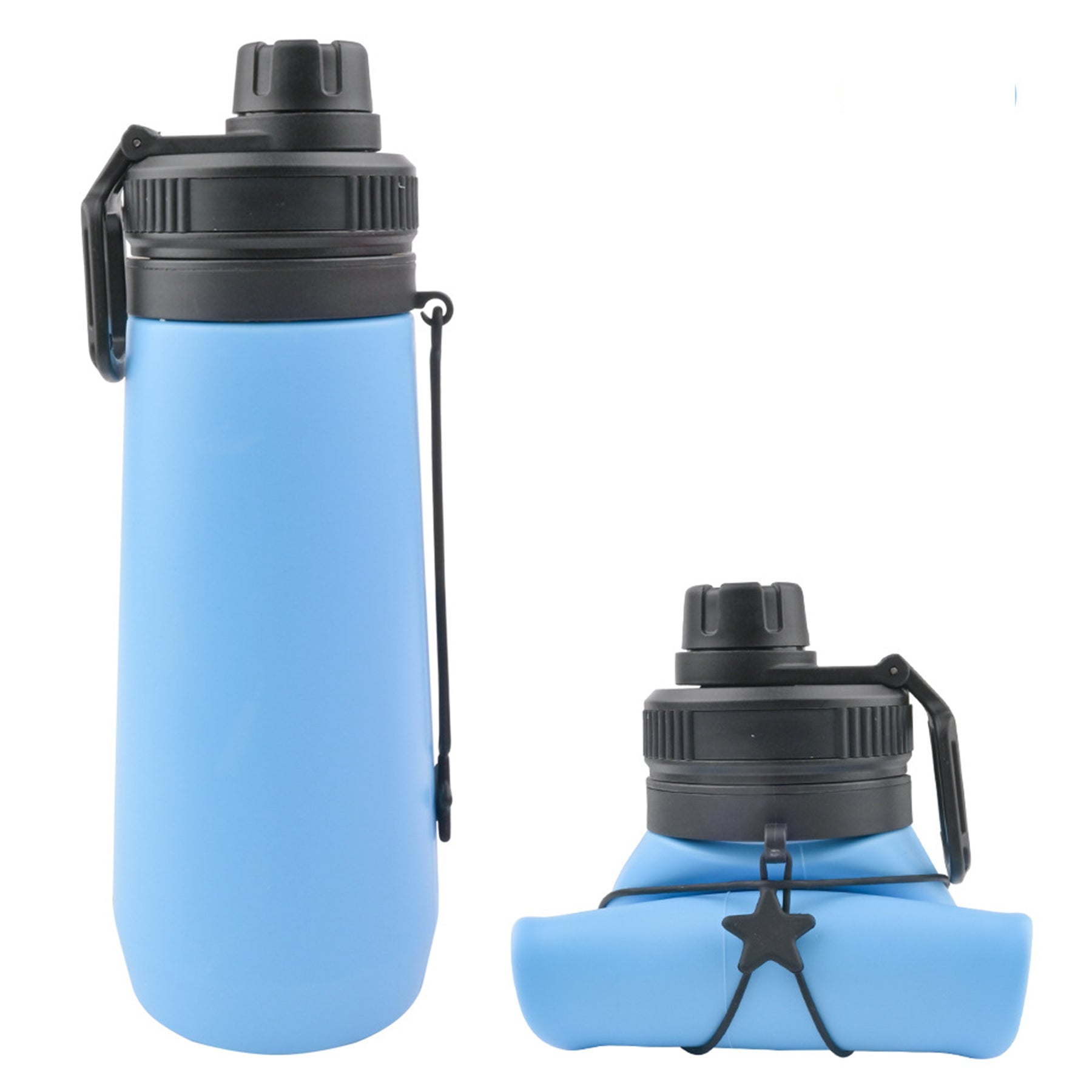 Outdoor Silicone Telescopic Foldable Sport Bottle