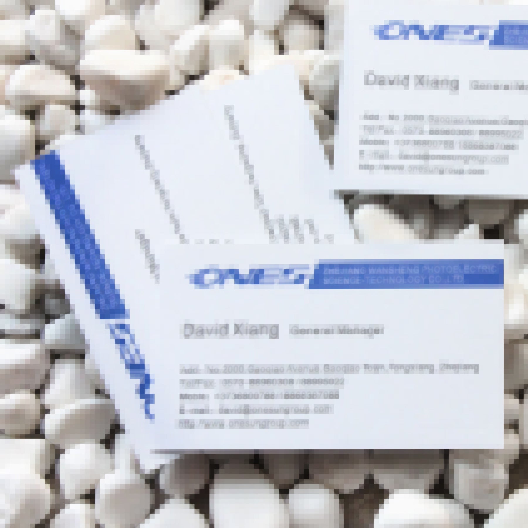 Customized Coated Paper Business Cards