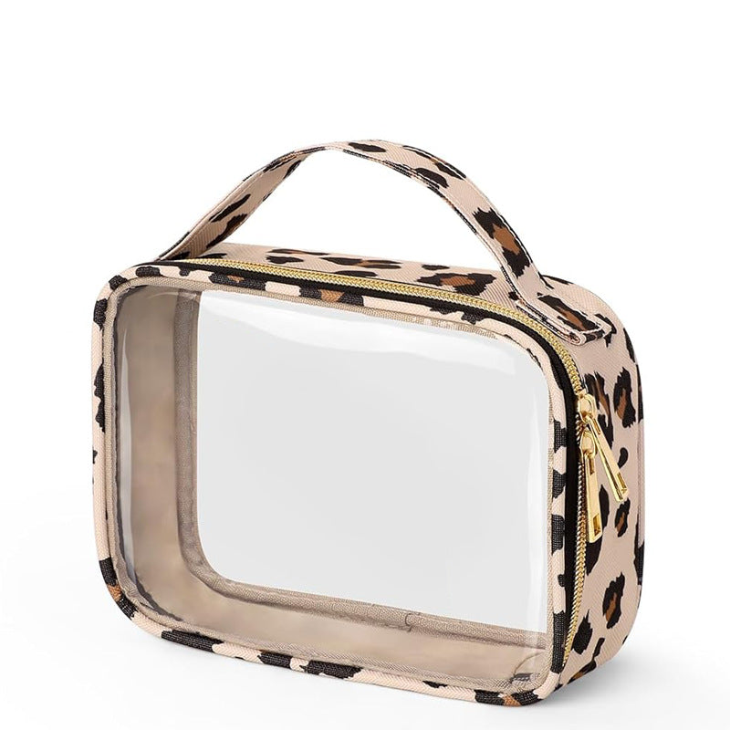Portable Waterproof Transparent Travel Multifunctional Handheld Makeup Bag