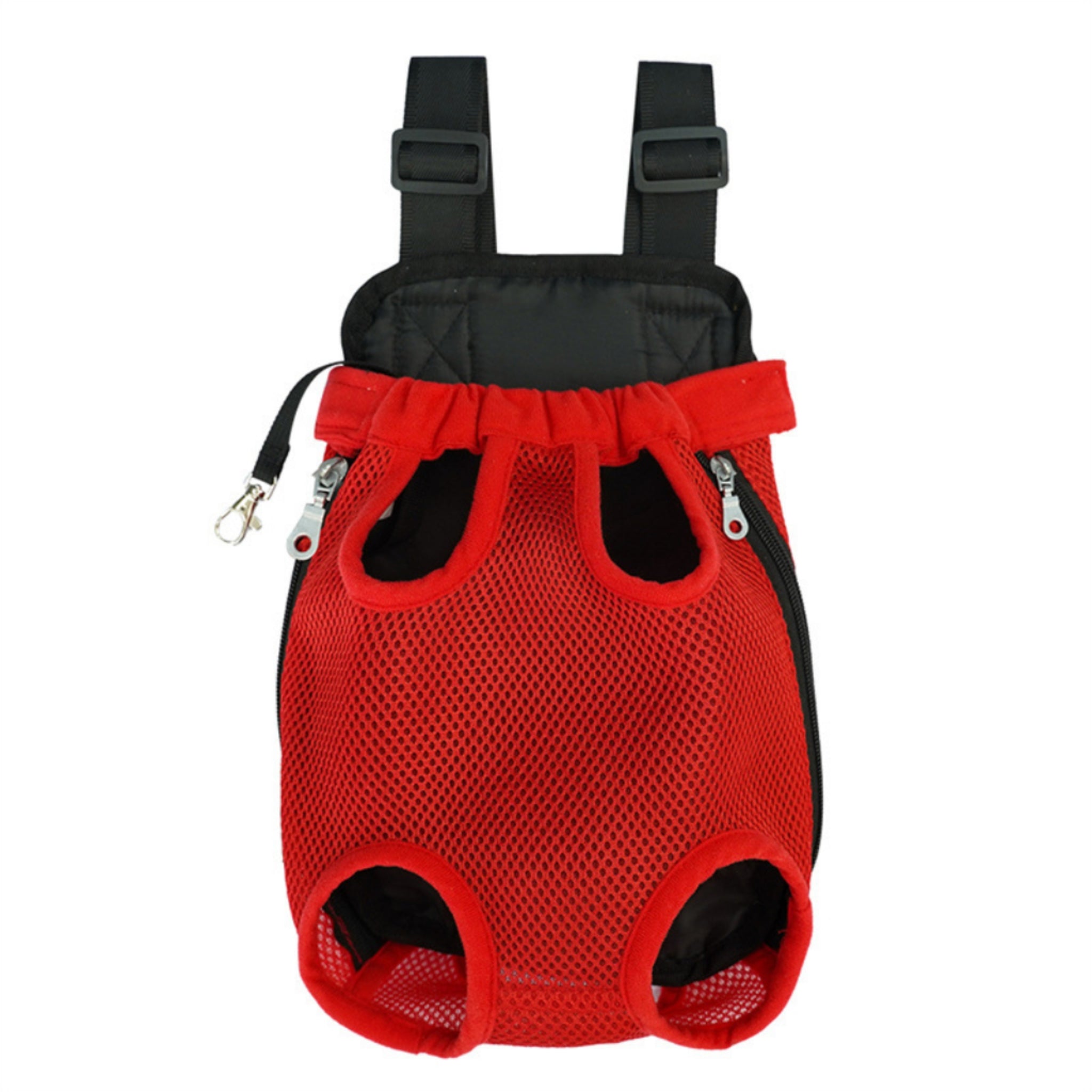 Vented Mesh Pet Carrier Backpack Front Travel Hiking Bike