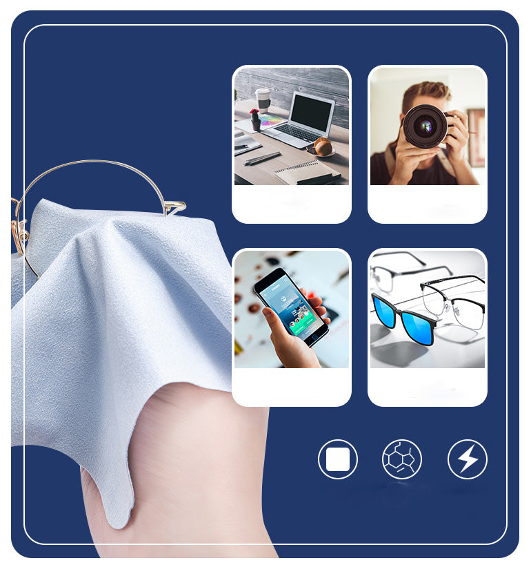 Microfiber Glasses Cleaning Cloth