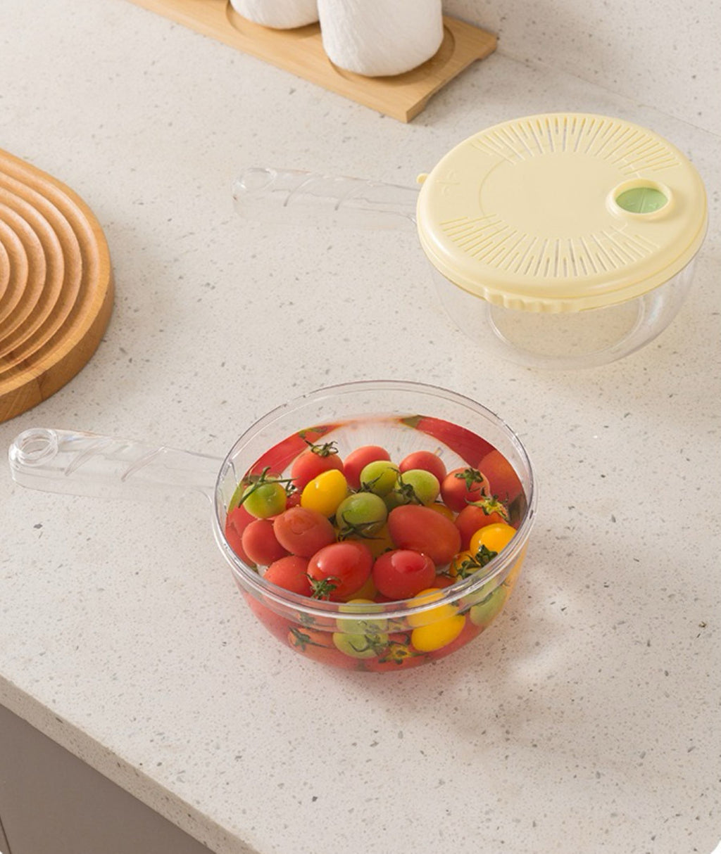 Household Rice Washing Basket