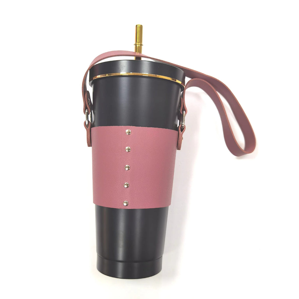 Leather Bottle Sleeves With Handle