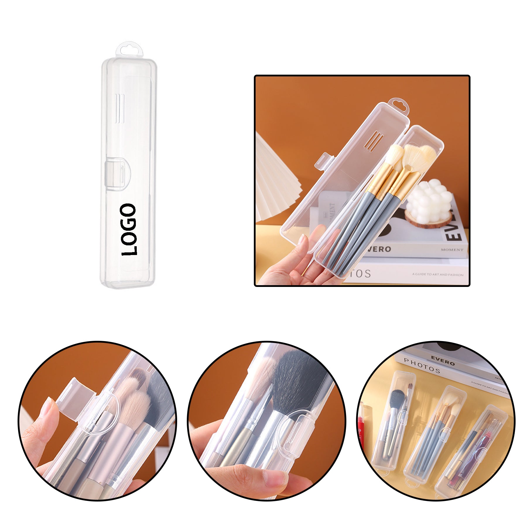 Makeup Brush Storage Box