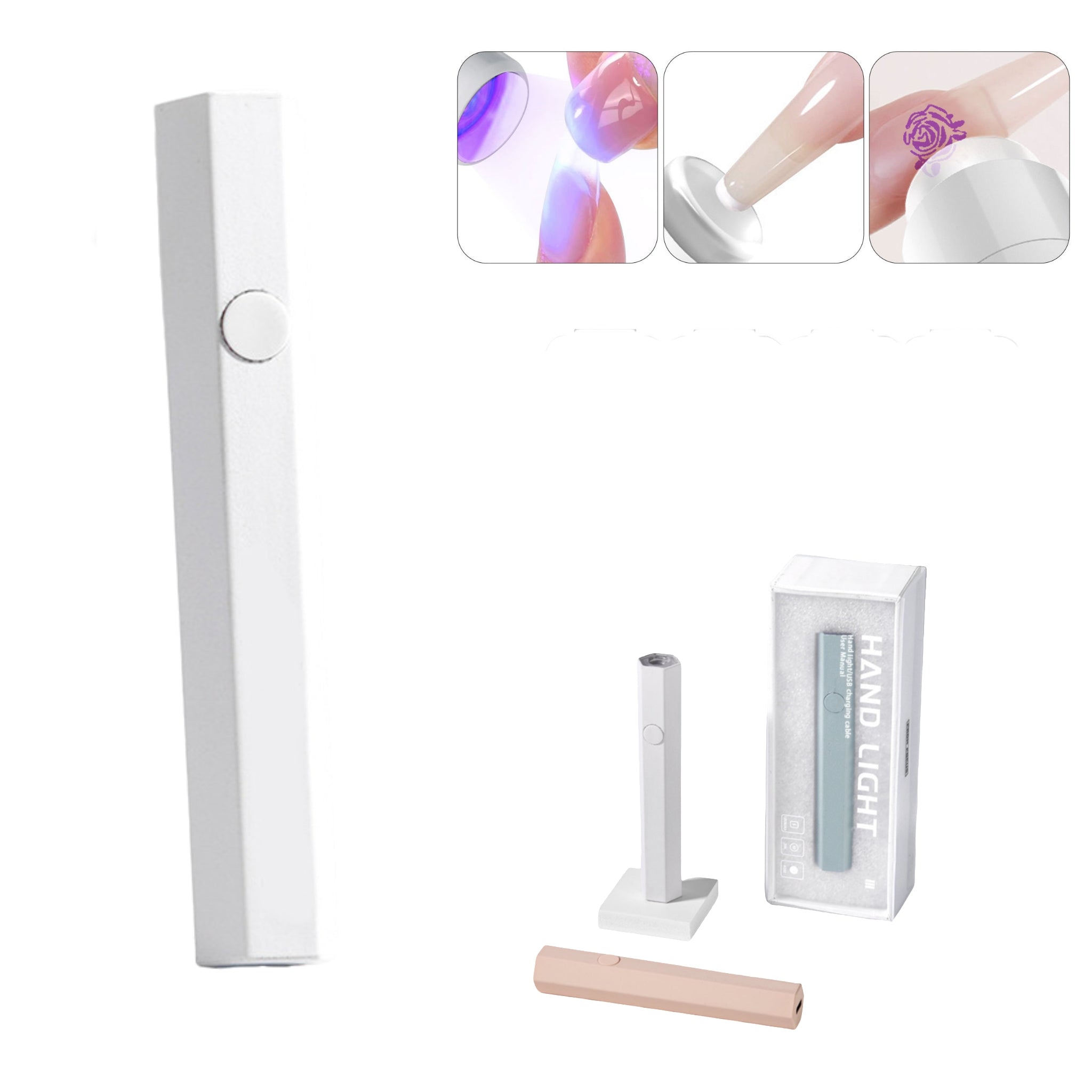 Portable Cordless Nail Lamp Rechargeable Mini LED Fast Cure