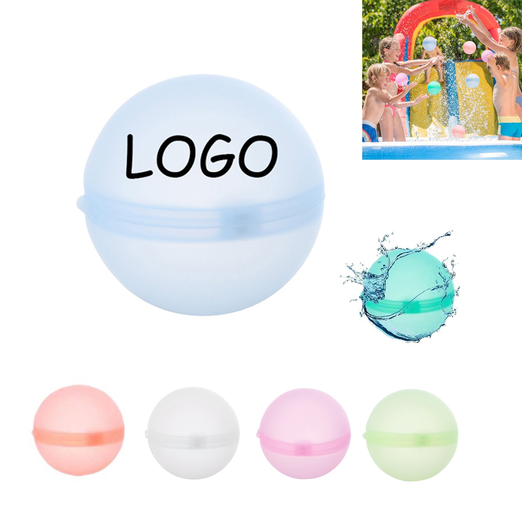 Snap-On Silicone Water Balloons