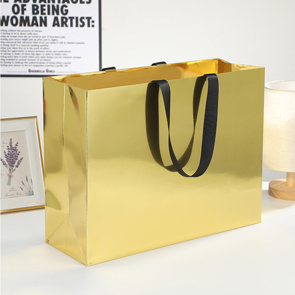 Gold Card Paper Handbag