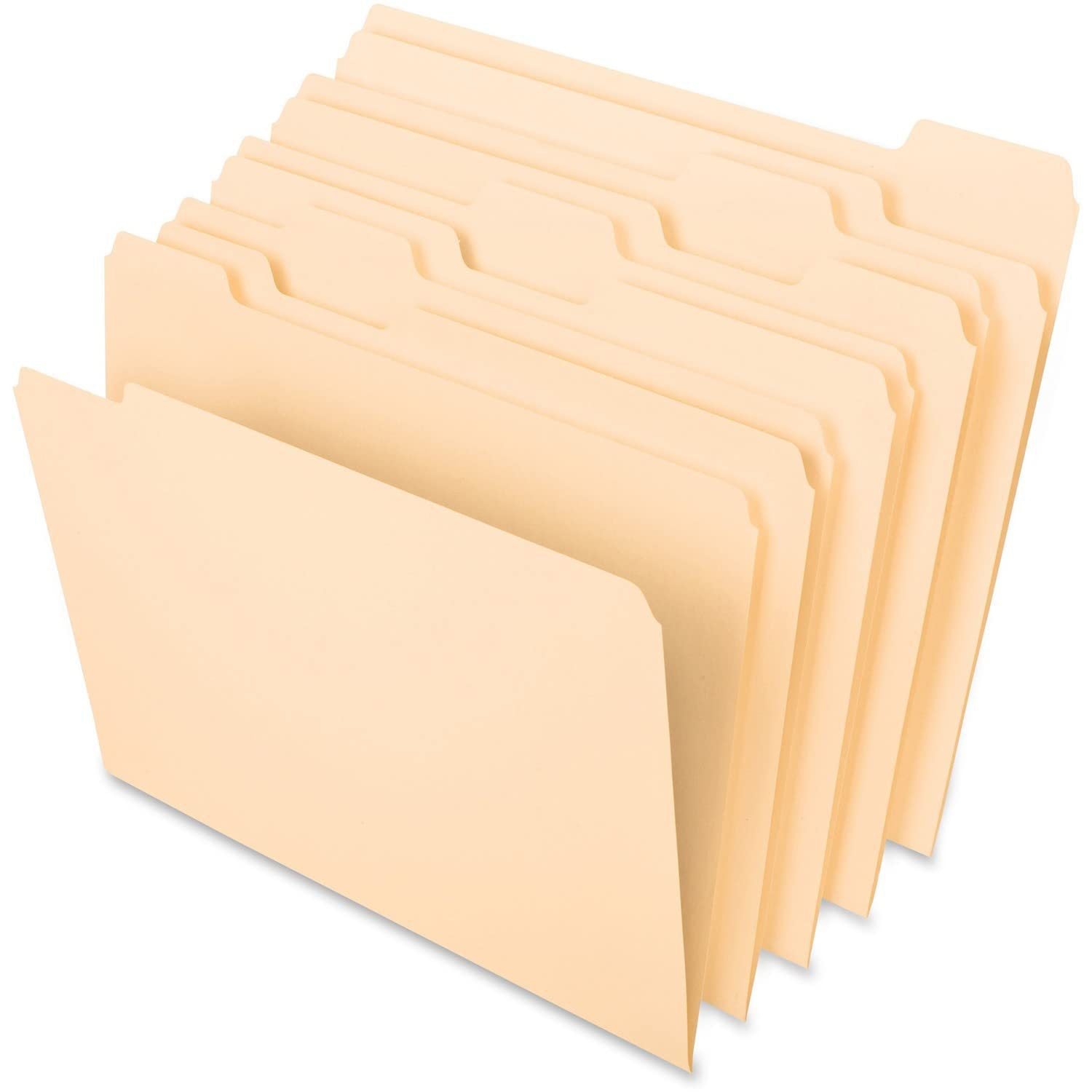 Folders Are Organized With Labels And Archiving Stationery