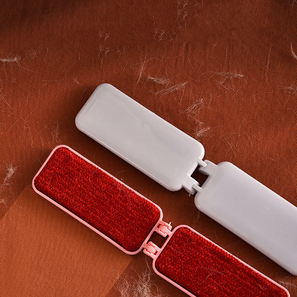 Two-Sided Foldable Portable Lint Remover Brush