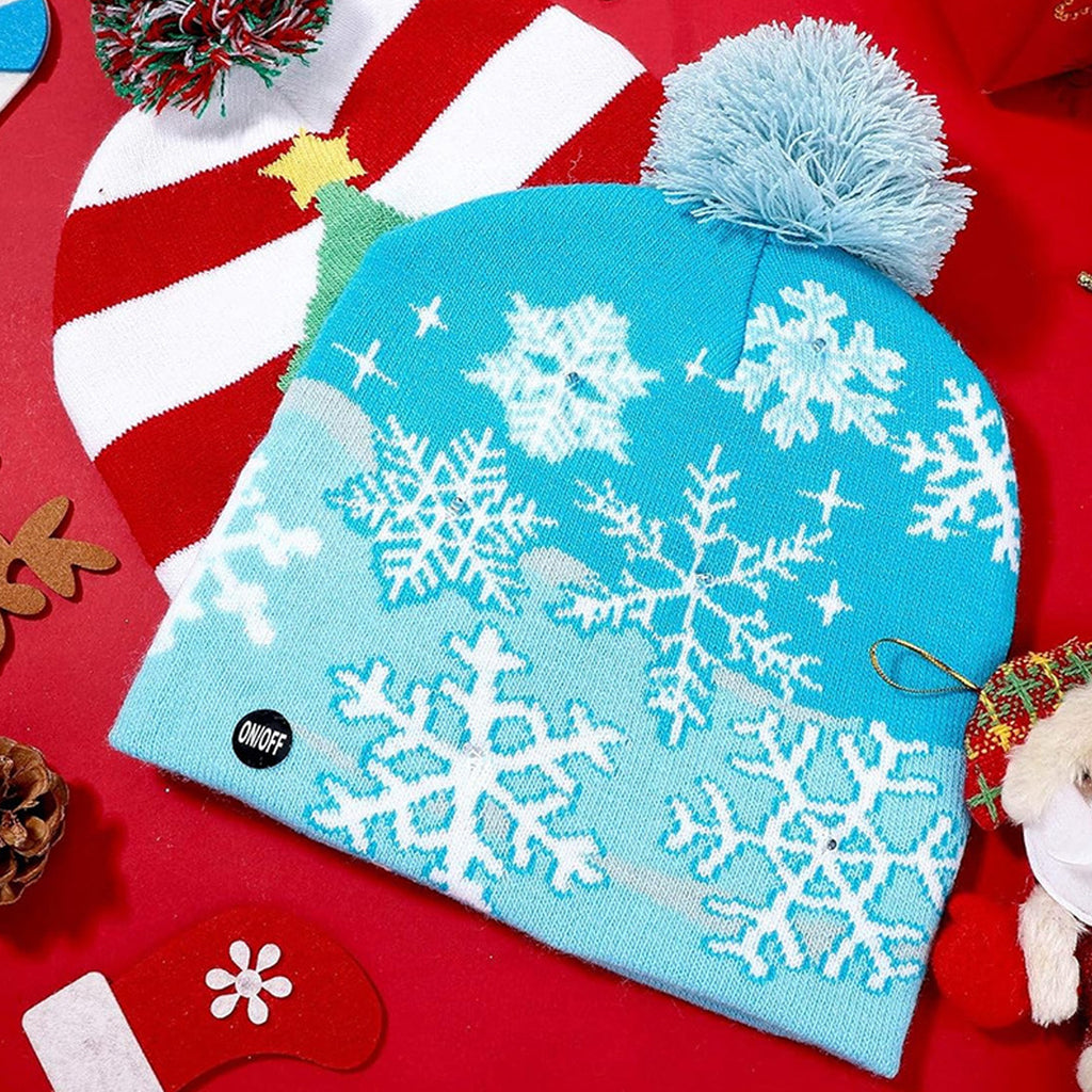 Led Light-Up Christmas Hats