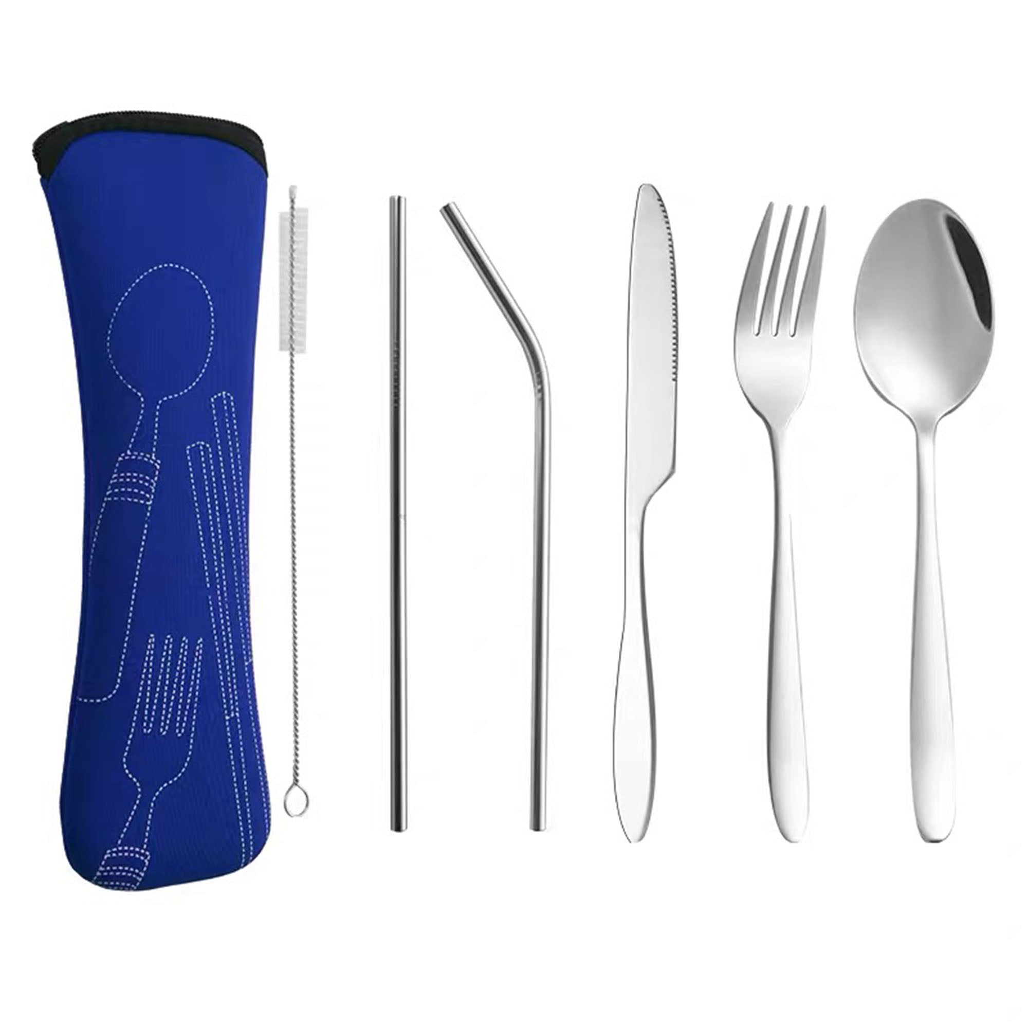 Eco-Conscious 410 Stainless Steel 7-Piece Utensil Kit