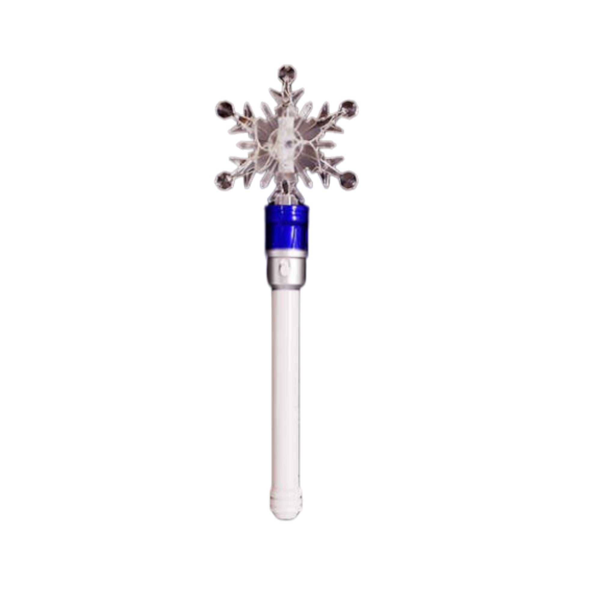 Light Up Rotating Frozen Snowflake Wand