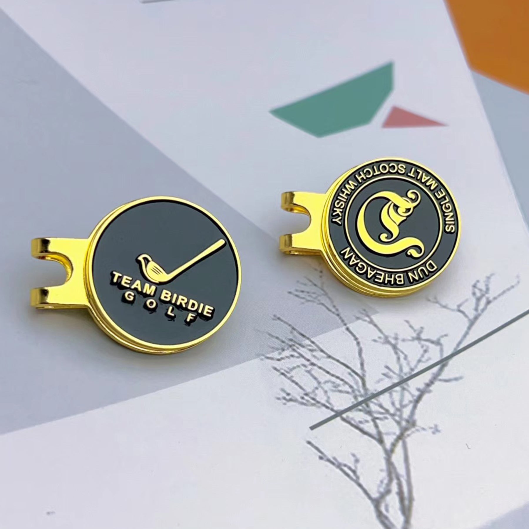 Customizable Magnetic Cap Clip For Golf Ball Marker