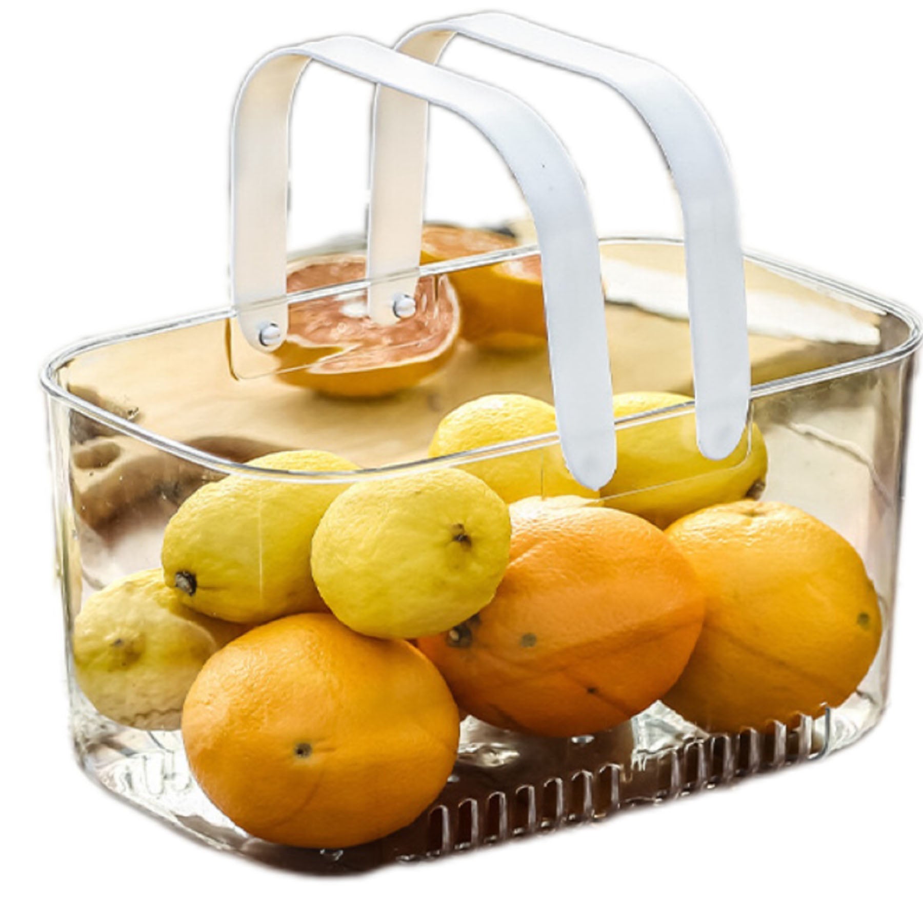 Luxury Handcrafted Tote-Style Fruit Basket – Elegant Design