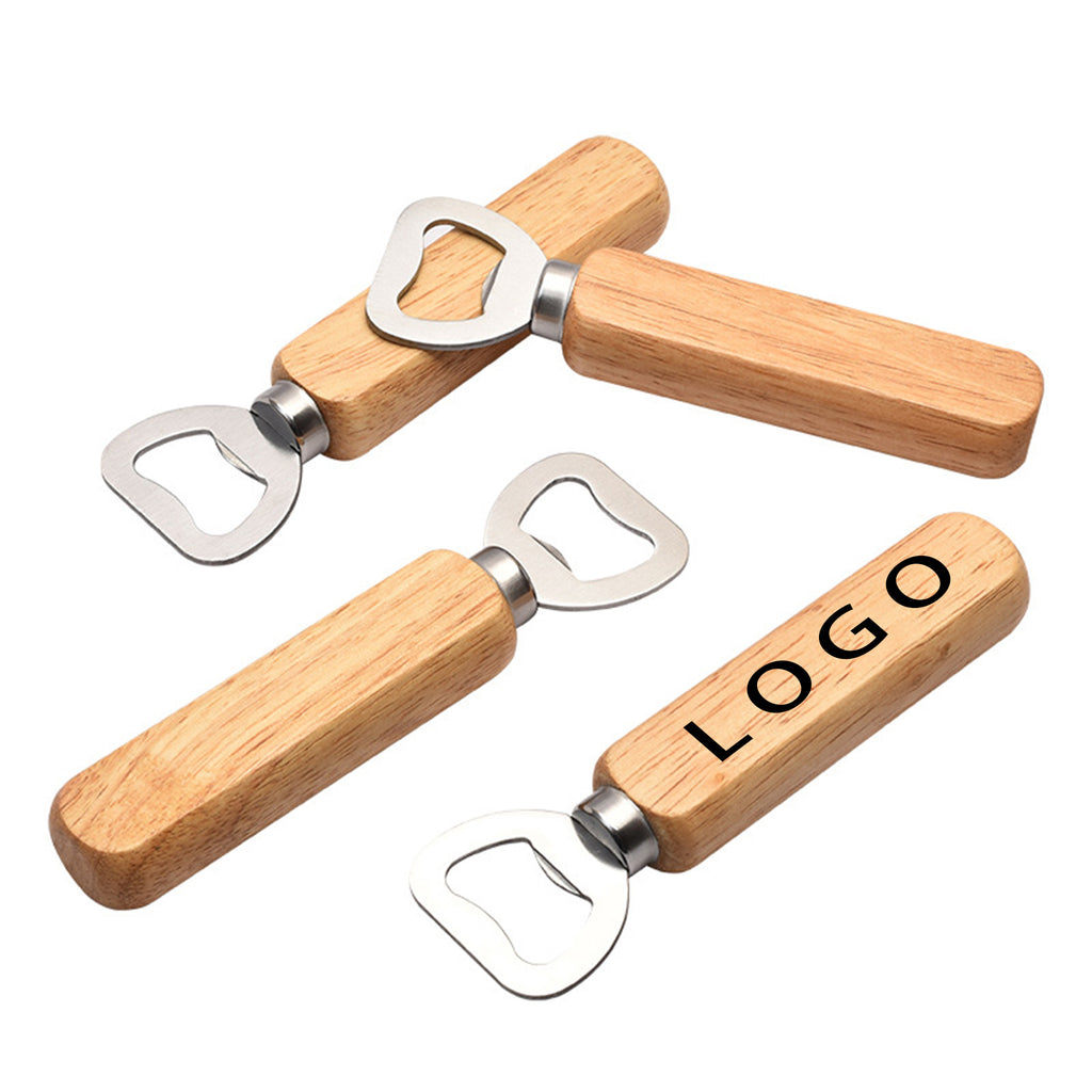 Wooden Handle Beer Bottle Opener