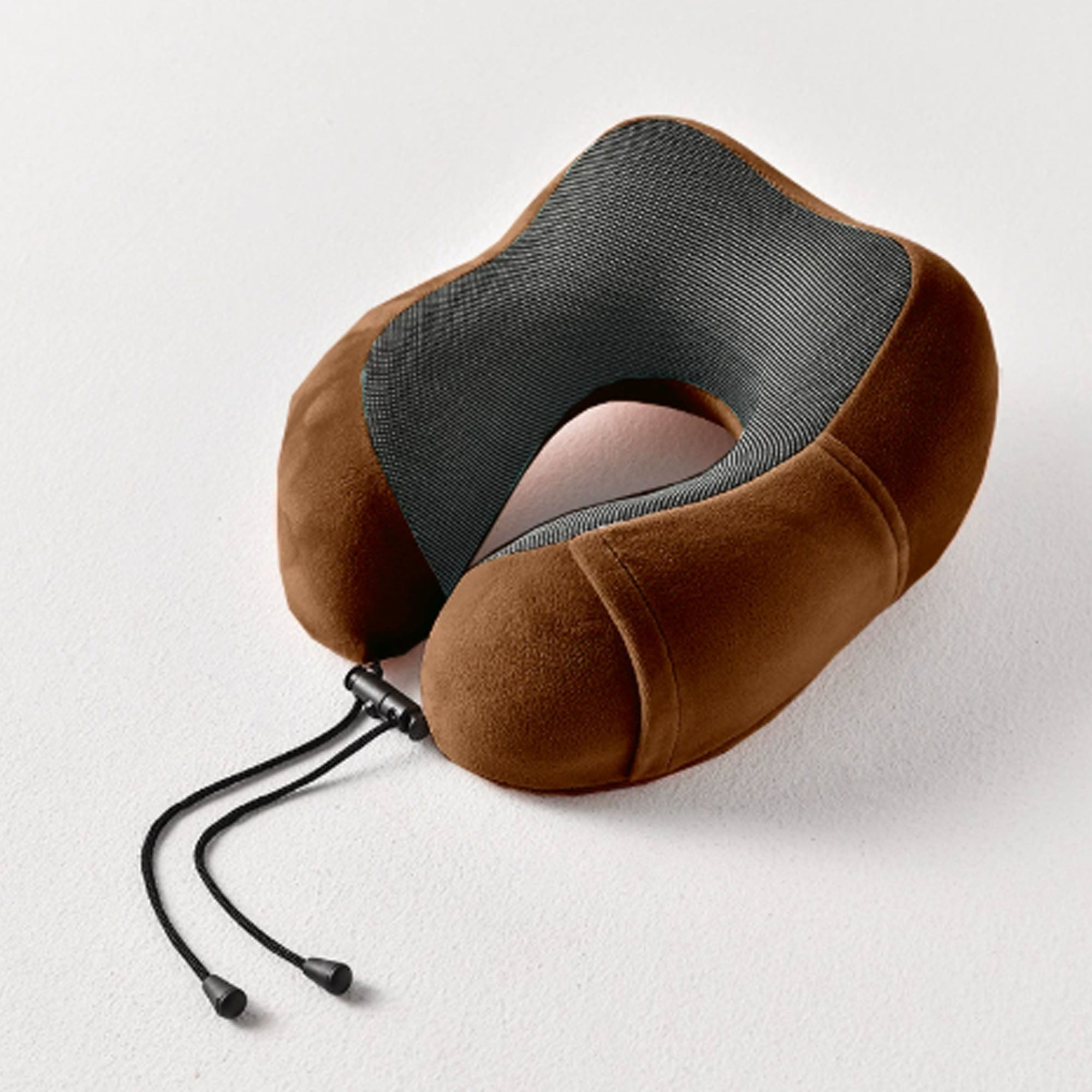 Memory Foam U-Neck Pillow, Ergonomic Travel Neck Support