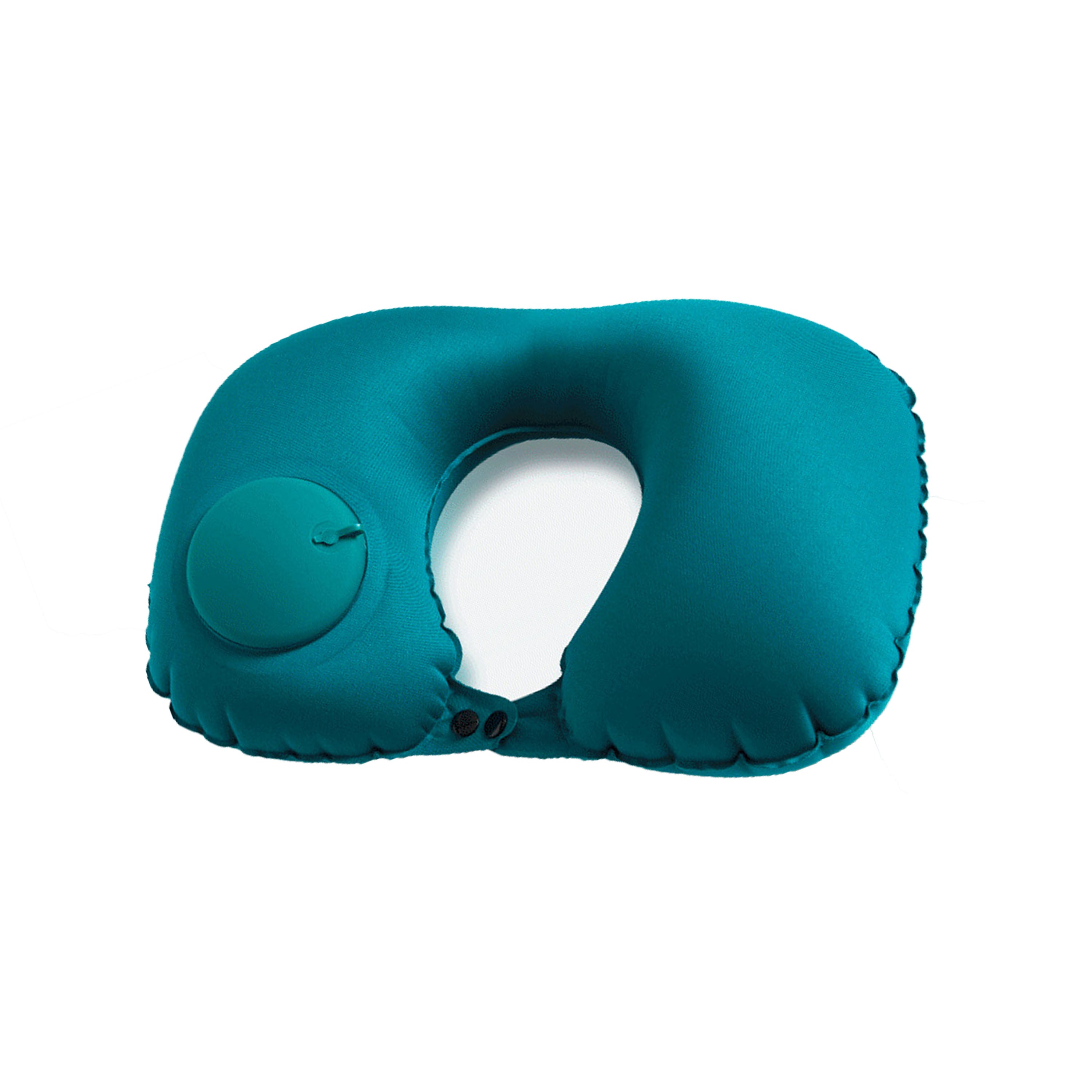 Customizable Press-Fit Inflatable U-Shape Travel Neck Pillow