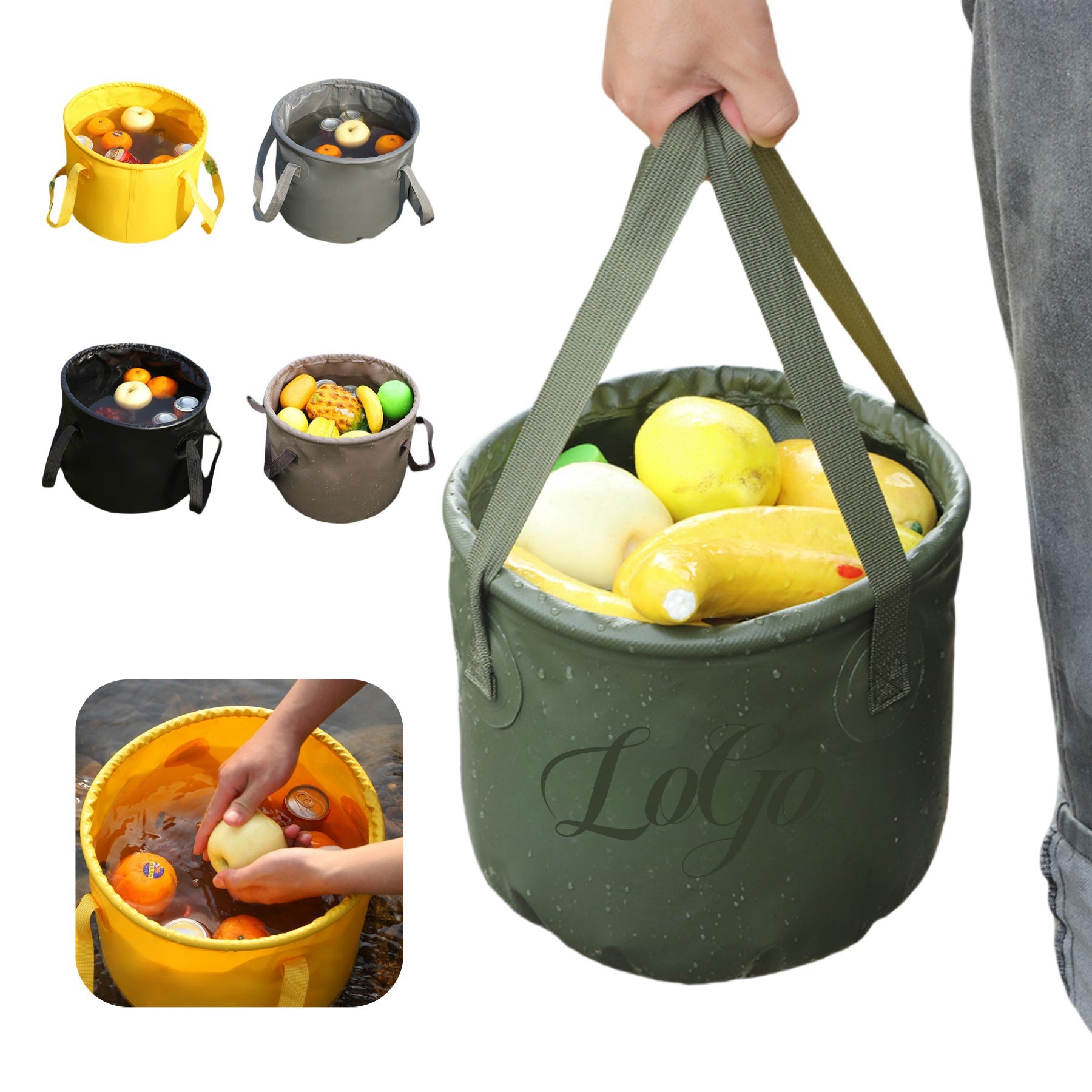 Large-capacity Folding Water Bucket