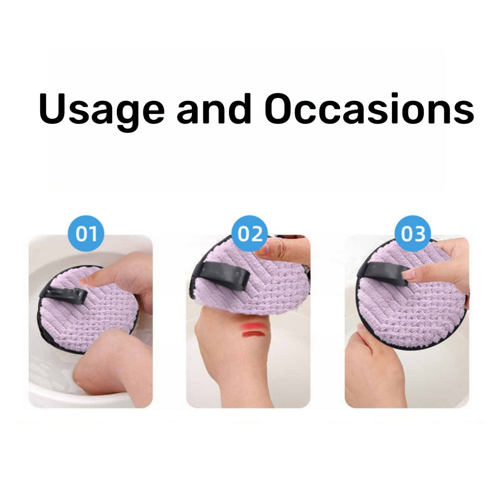 Round Makeup Remover Puff