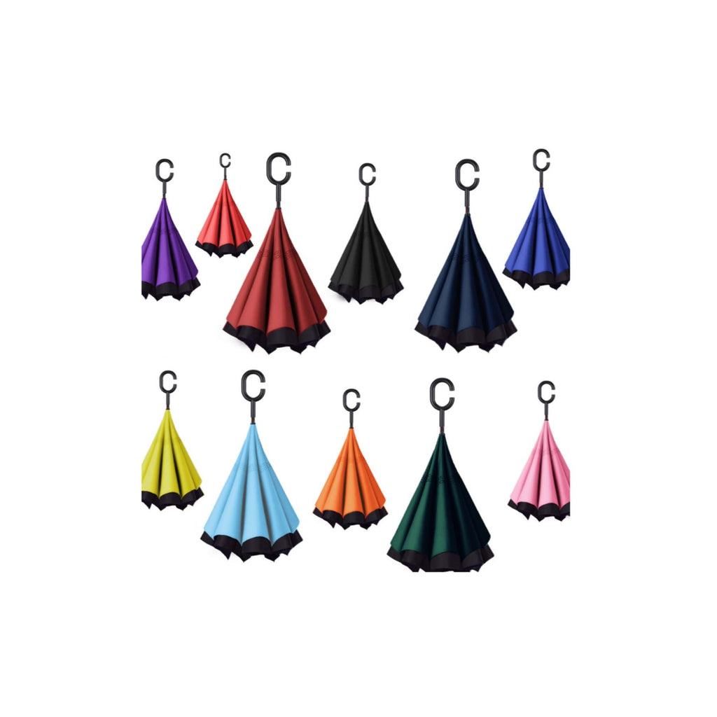 C-Handle Double-Decker Reverse Folding Umbrella