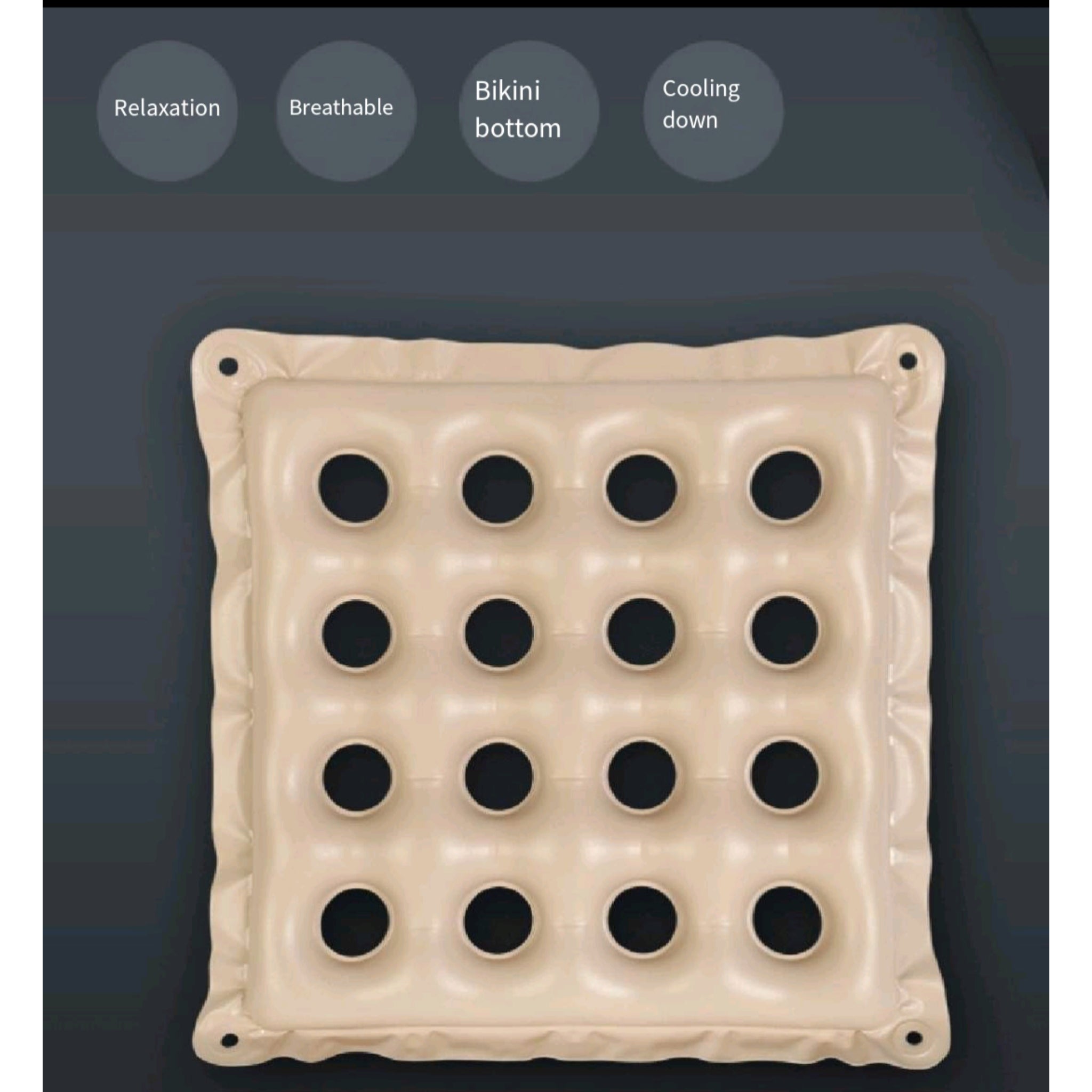PVC Air Cushion Pressure Relief For Wheelchair Home Care
